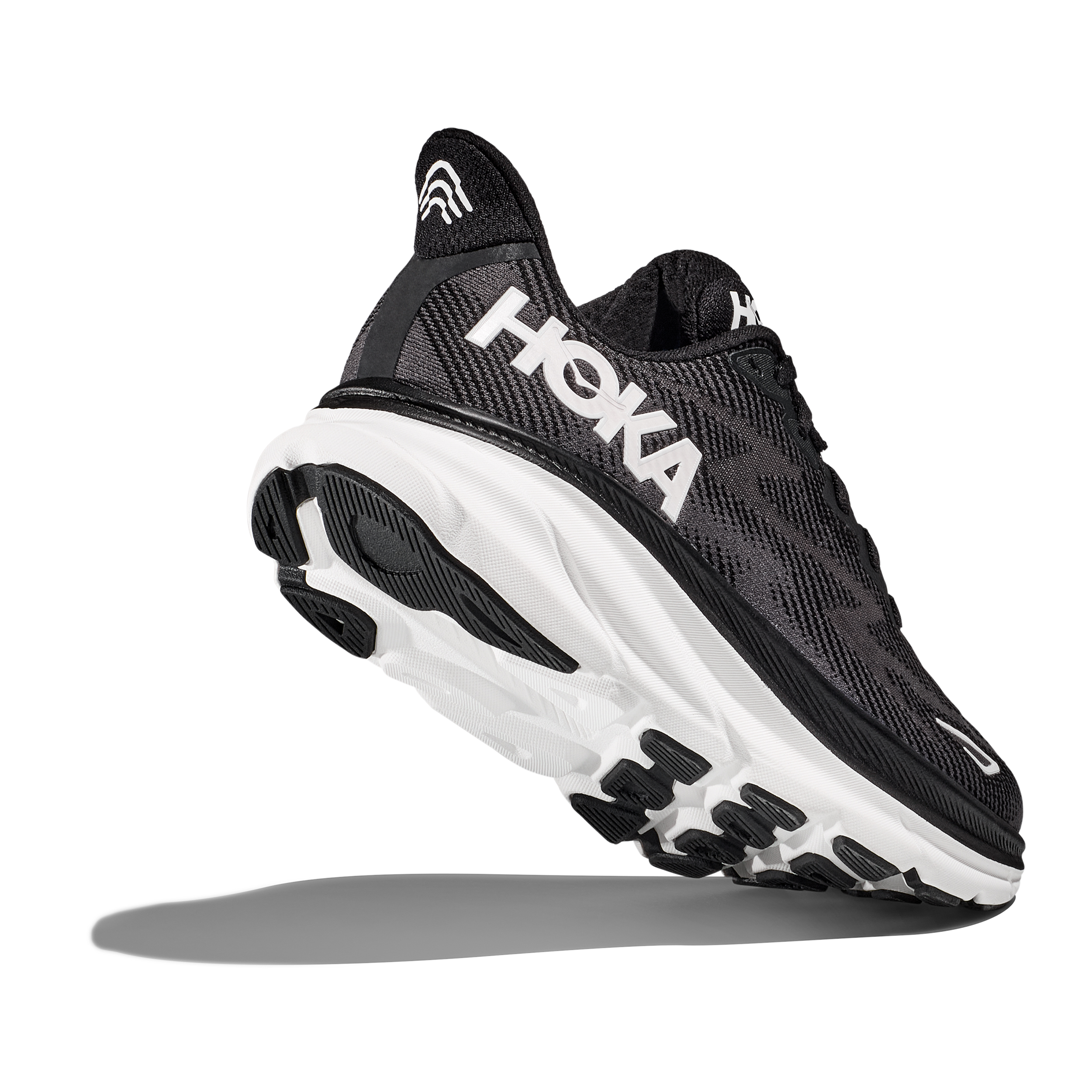 Hoka 1132211 Clifton Women Black/White Wide
