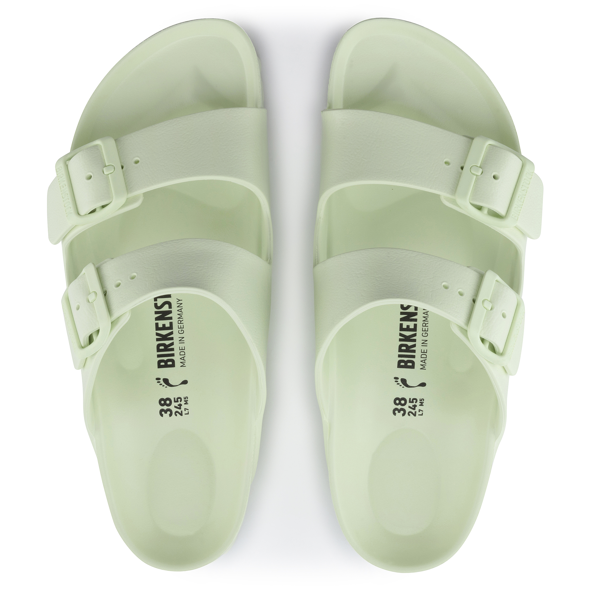 Birkenstock 1024691 Slipper Arizona Essentials Faded Lime Narrow