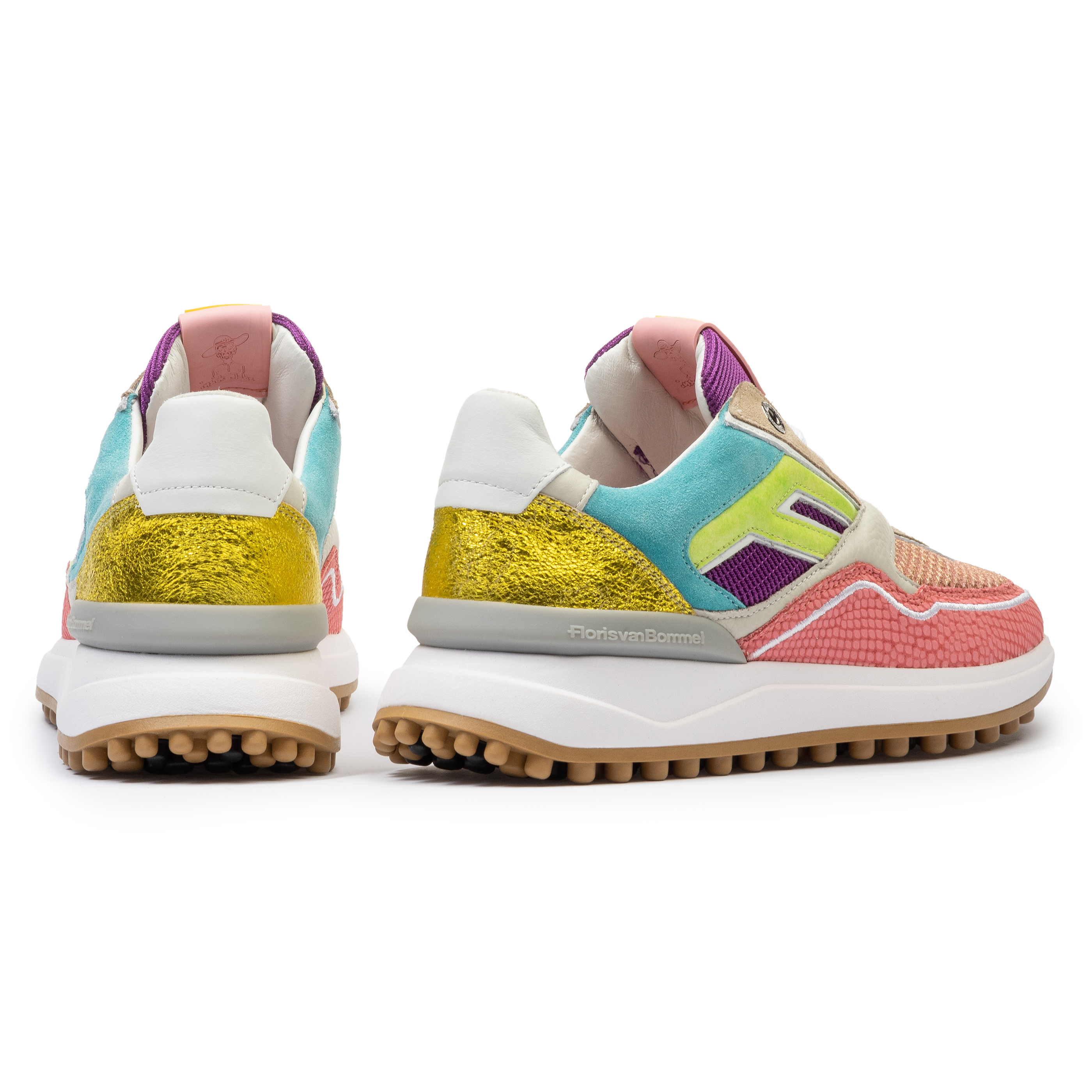 Floris van Bommel SFW-10128 Sneaker Noppi 36.01 Orange G