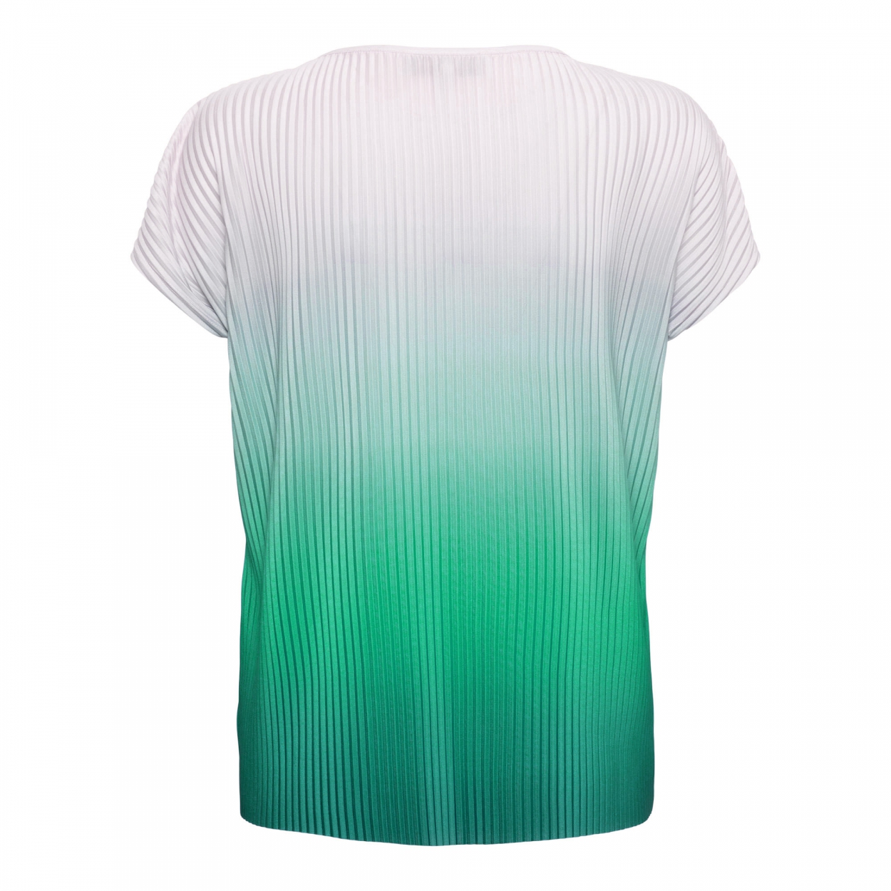 &Co TO245 Shirt Jade Plisse Green Multi