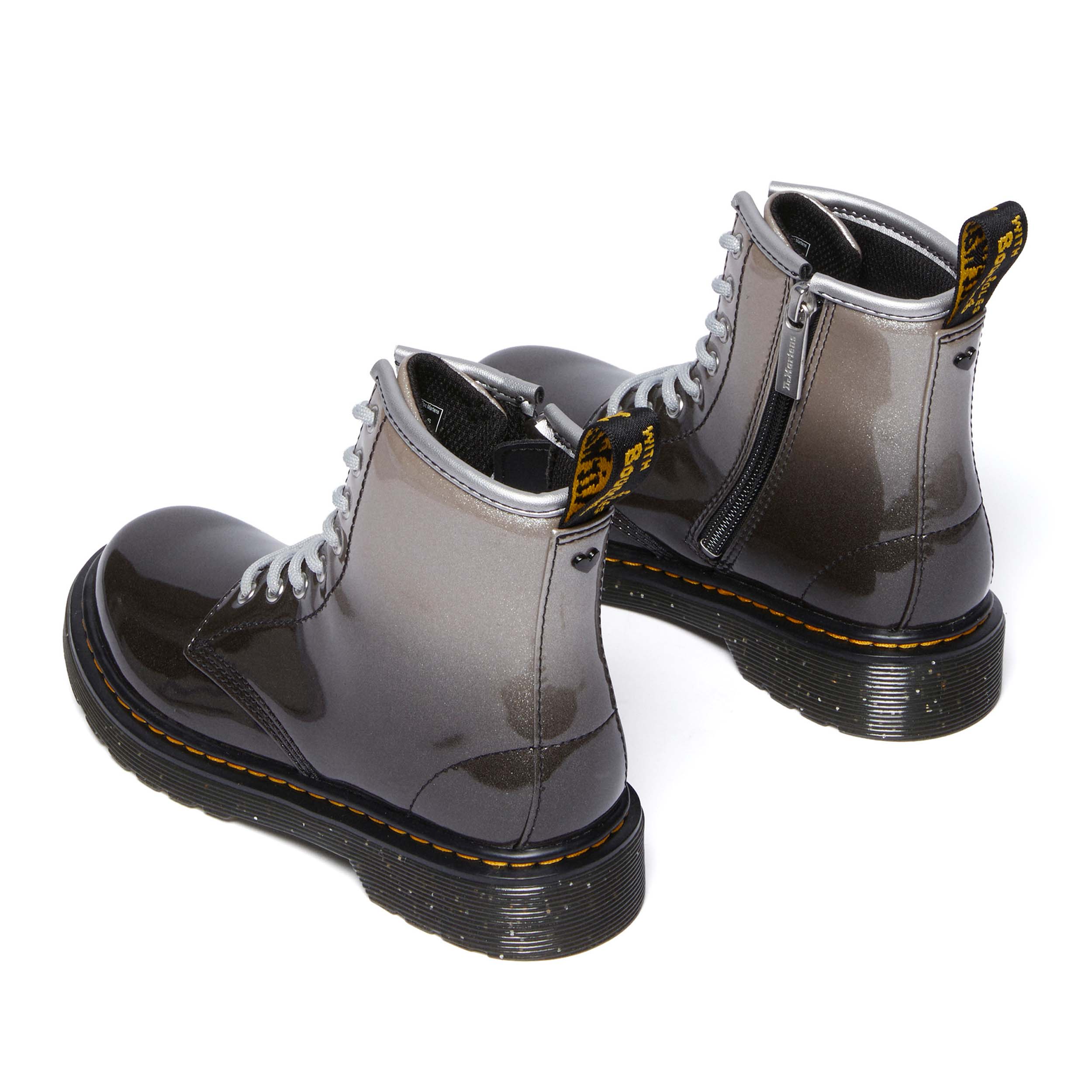 Dr. Martens 1460J Boot Glitter Silver/Black