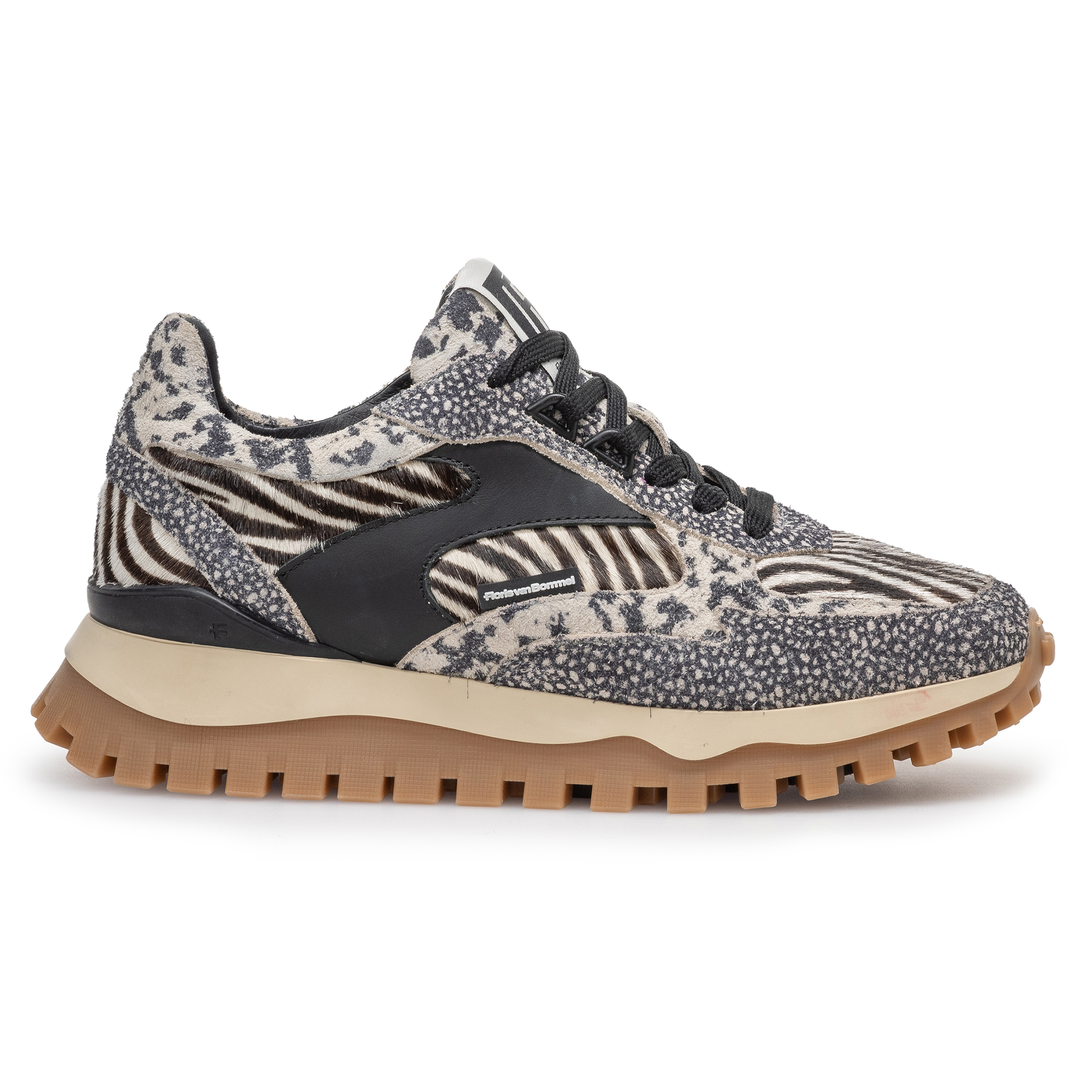 Floris van Bommel SFW-10143 Sneaker Grommi 04.01 Black Combi G