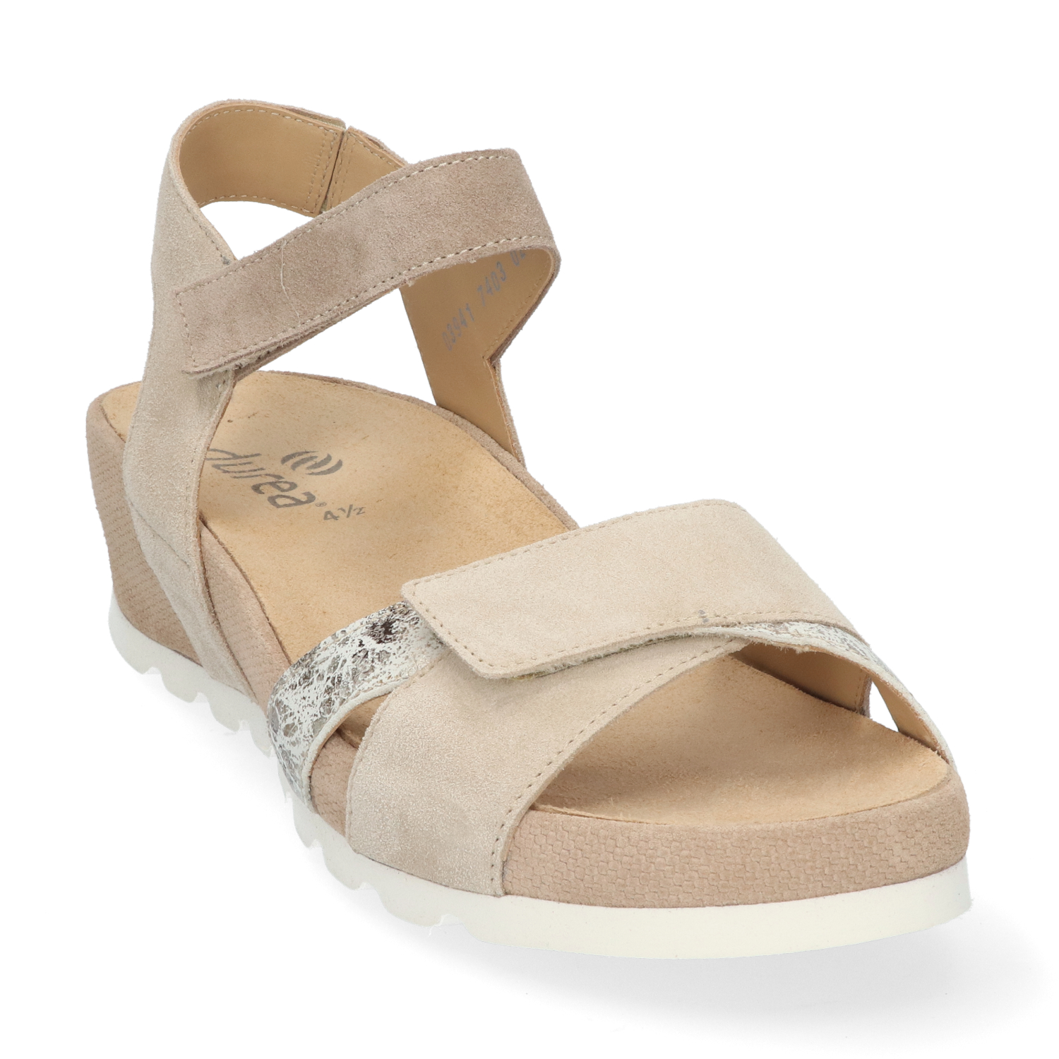 Durea 7403 Sandaal Taupe/Ivoor G