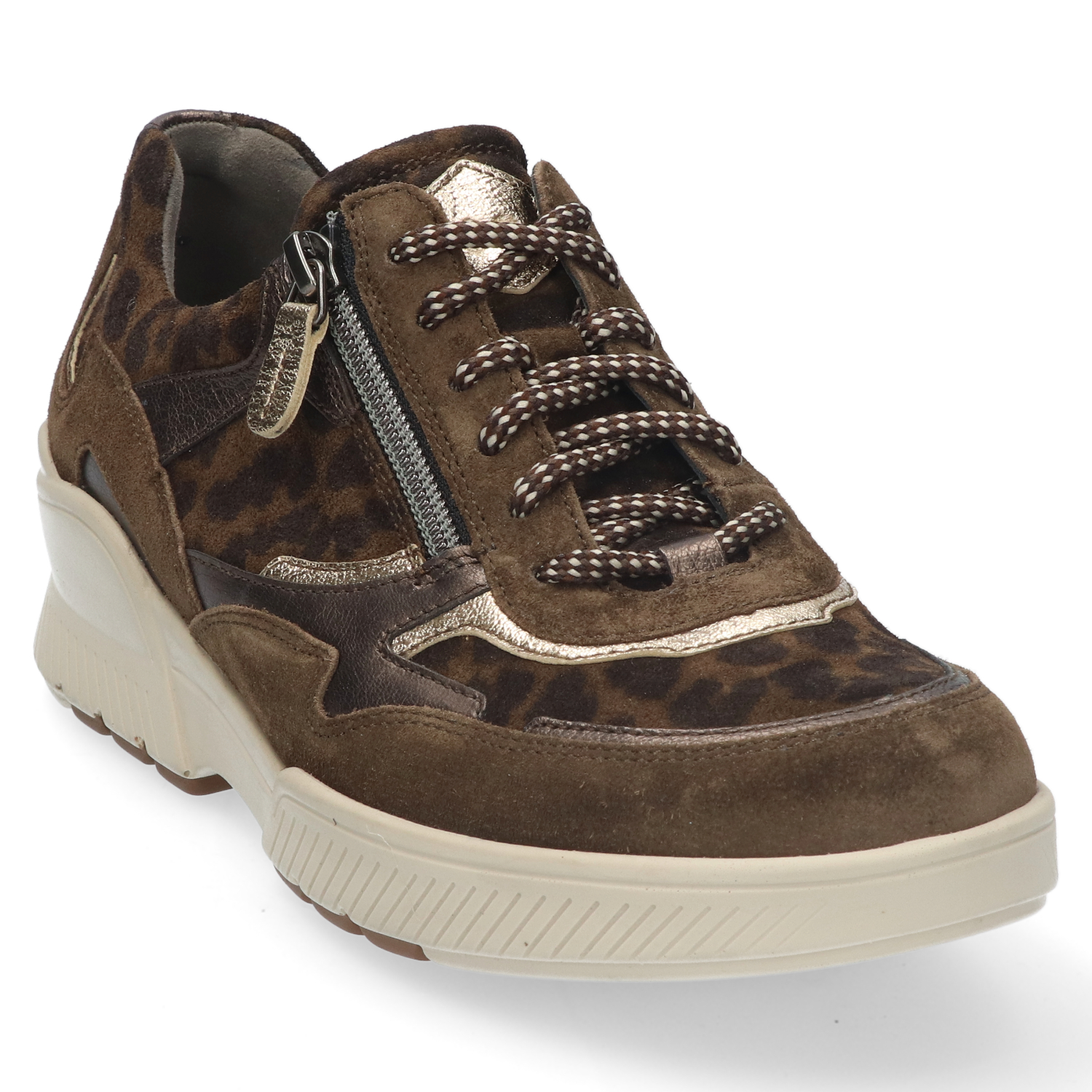Durea 6252 Sneaker Olijf/Smog H