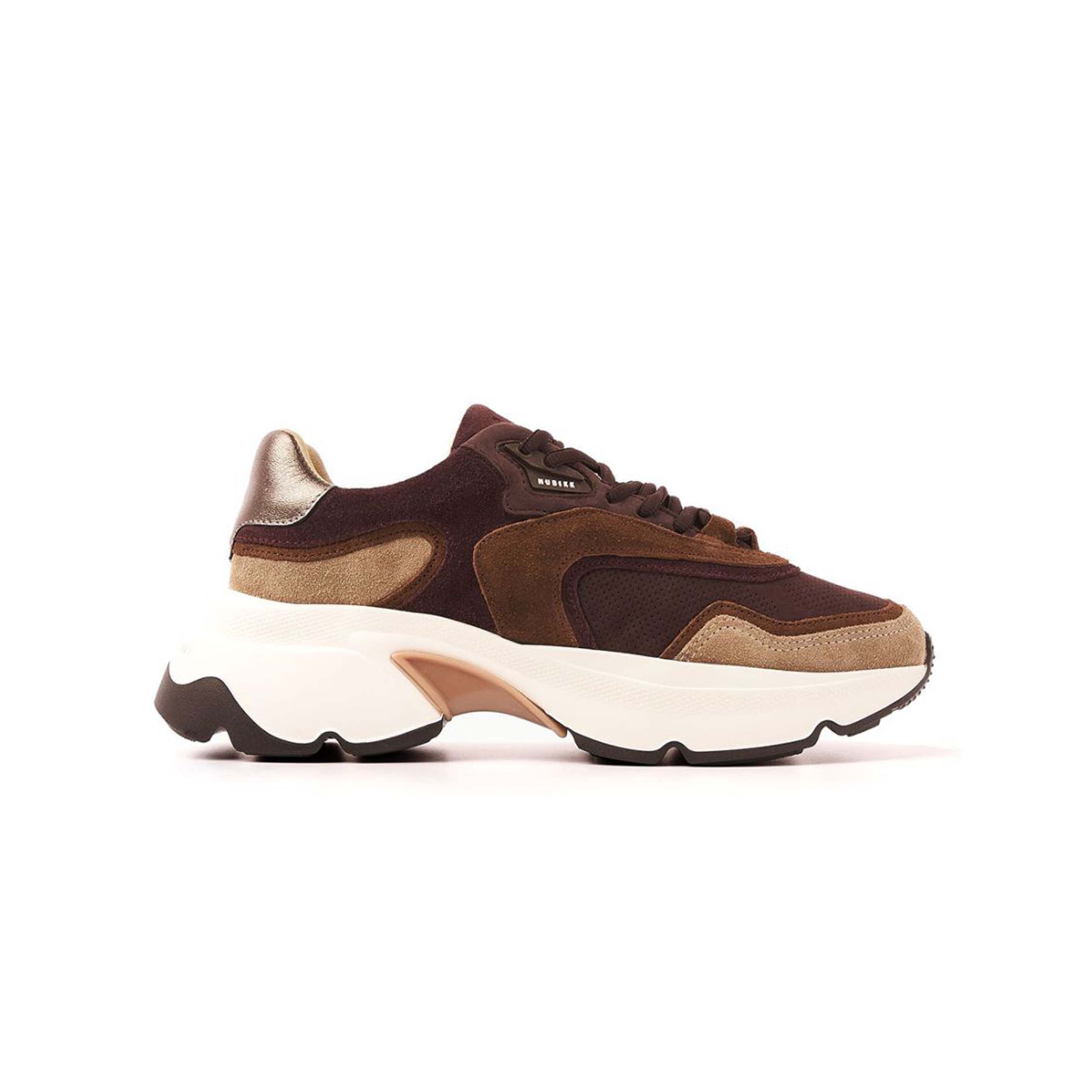 Nubikk 21091500 Sneaker Ross Noa Dark Brown Combi