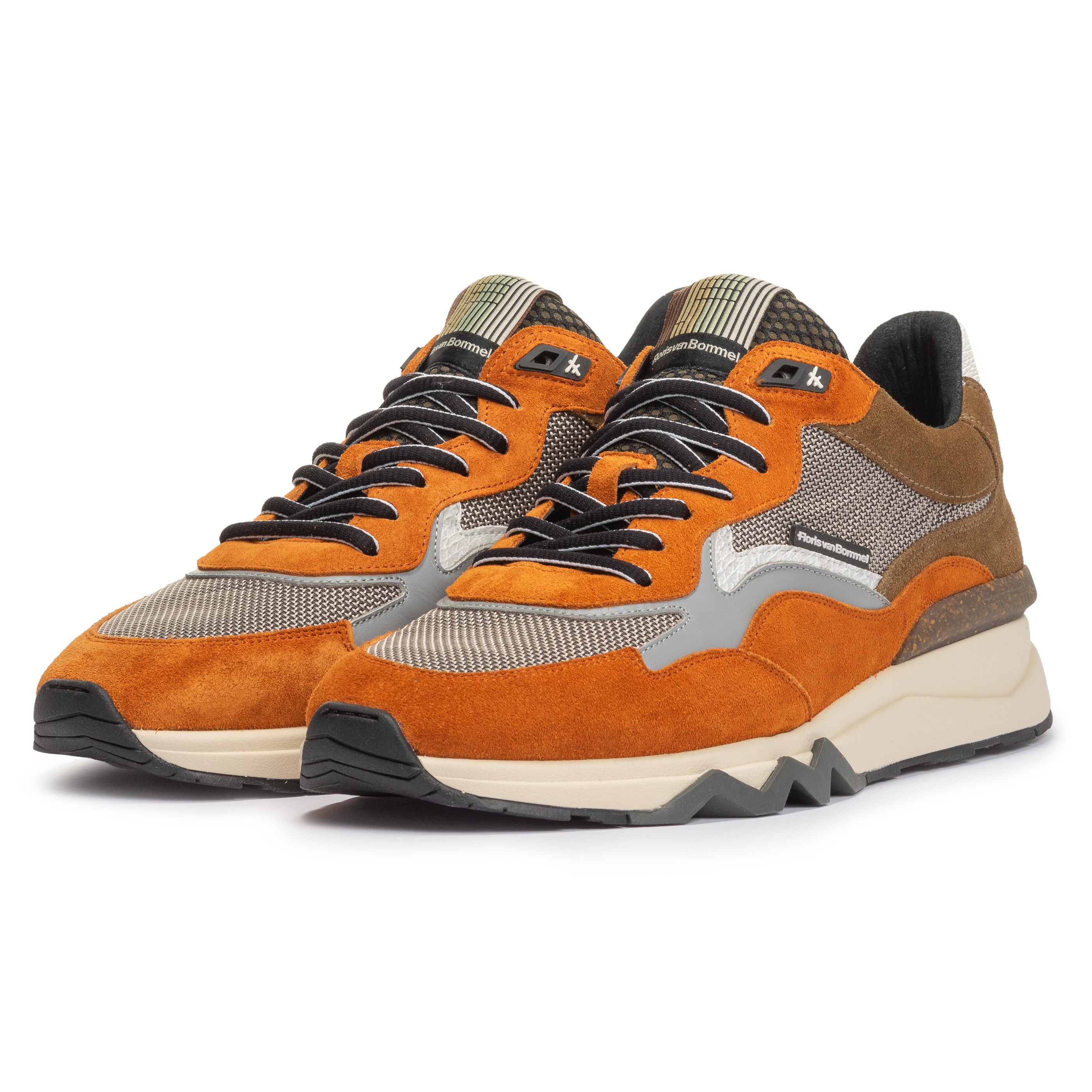 Floris van Bommel SFM-10178 Sneaker De Zager 05.11 Cognac G1/2