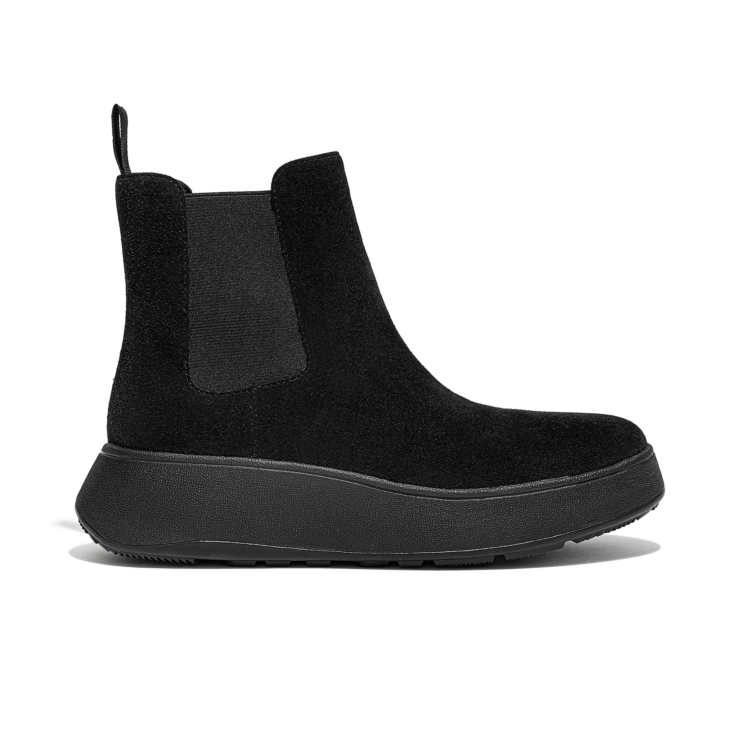 FitFlop KF3 Chelseaboot F-Mode Flatform All Black