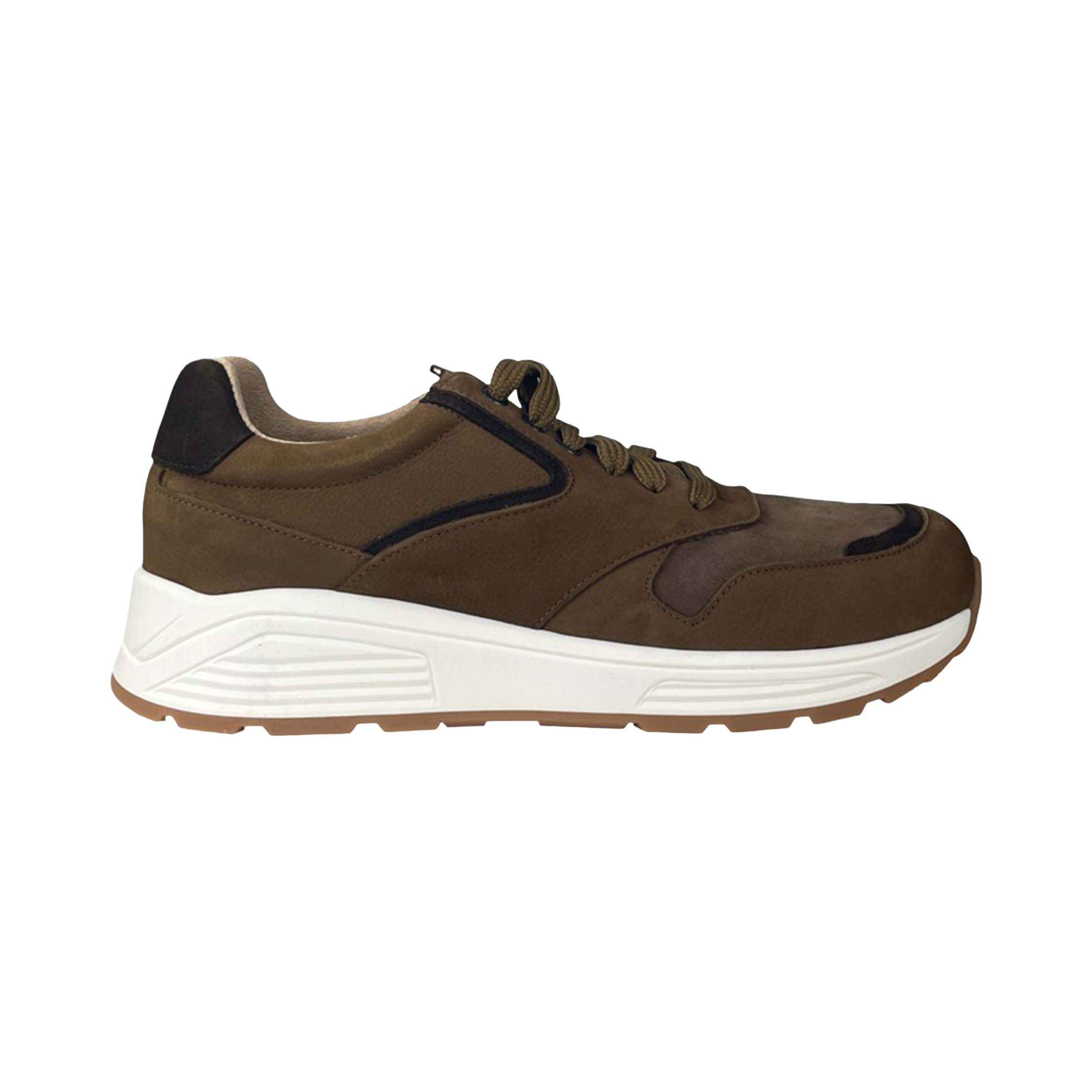 Nimco 7700 Sneaker Brave Lace Cognac Combi Kx
