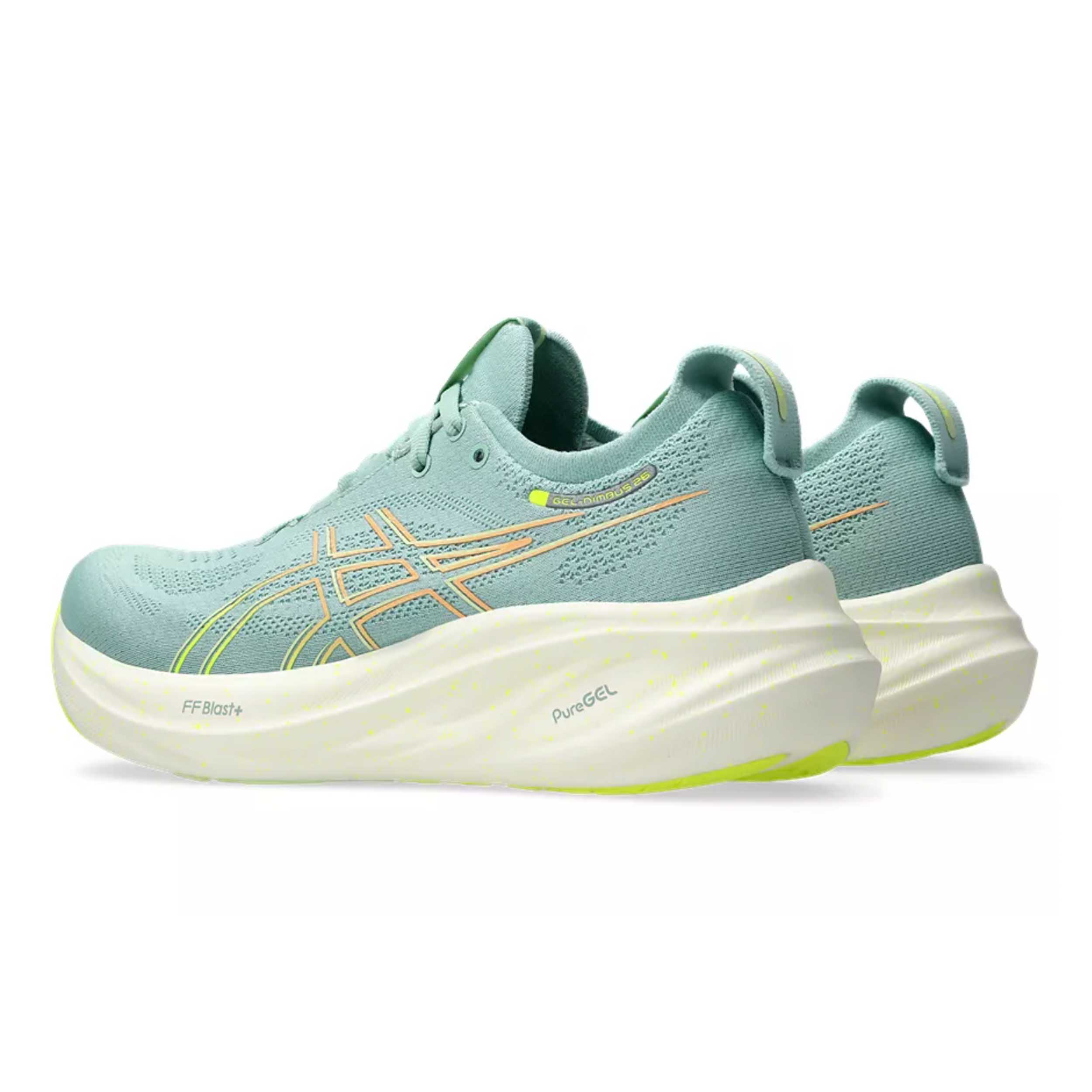 Asics 1012B601 Gel-Nimbus 26 Women Light Celadon/Safety Yellow
