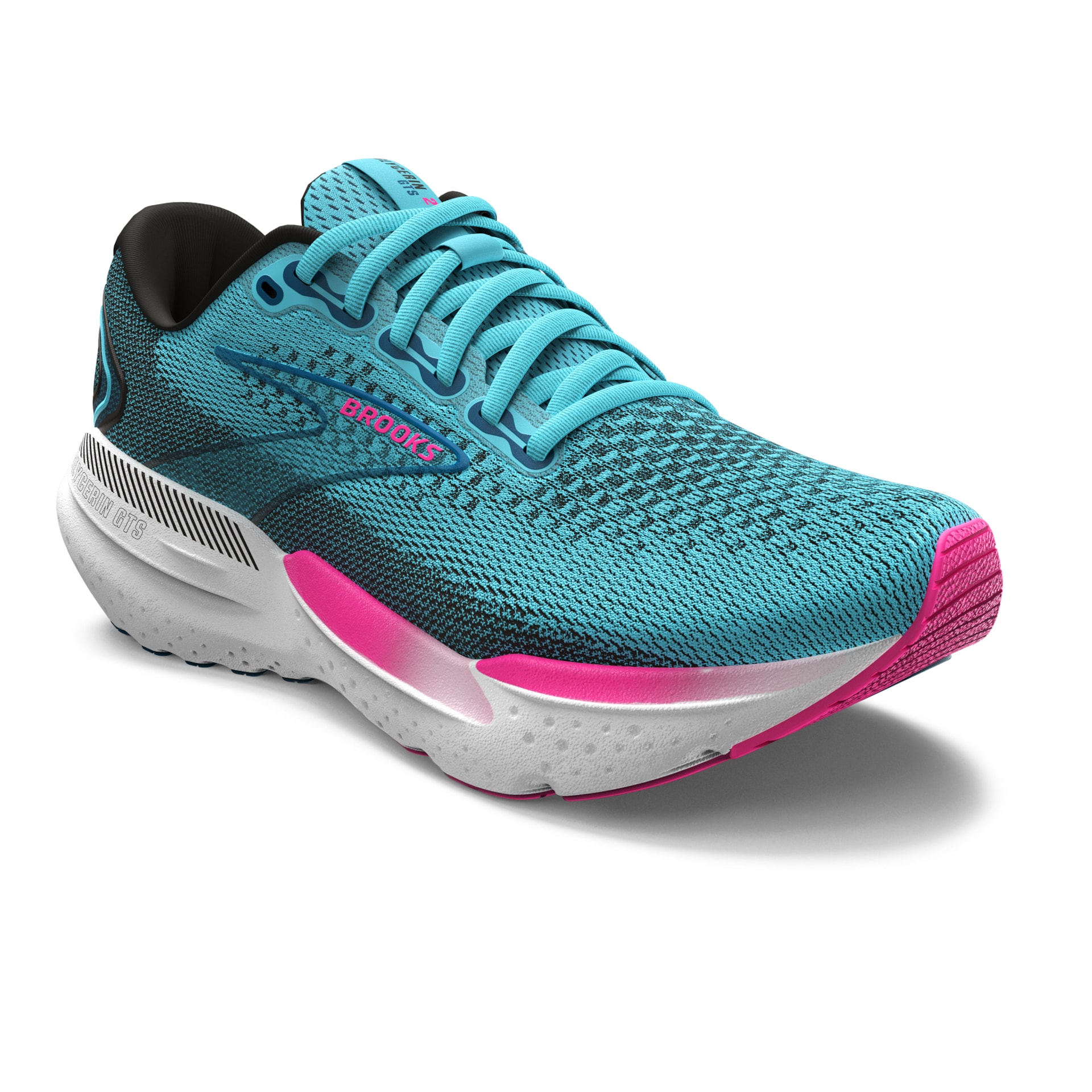 Brooks 120409 Glycerin GTS 21 Women Moroccan Blue/Aqua/Pink