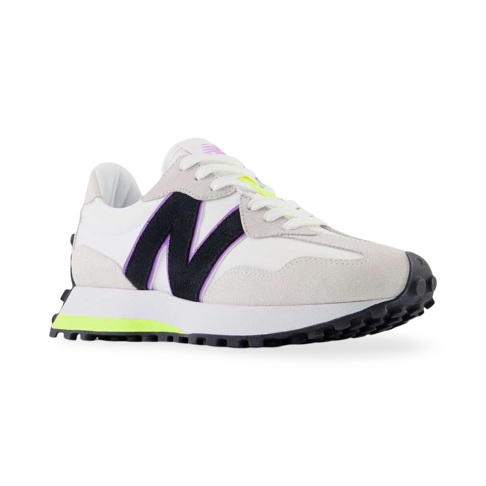 New Balance 327 Sneaker Clear Yellow/Purple Fade