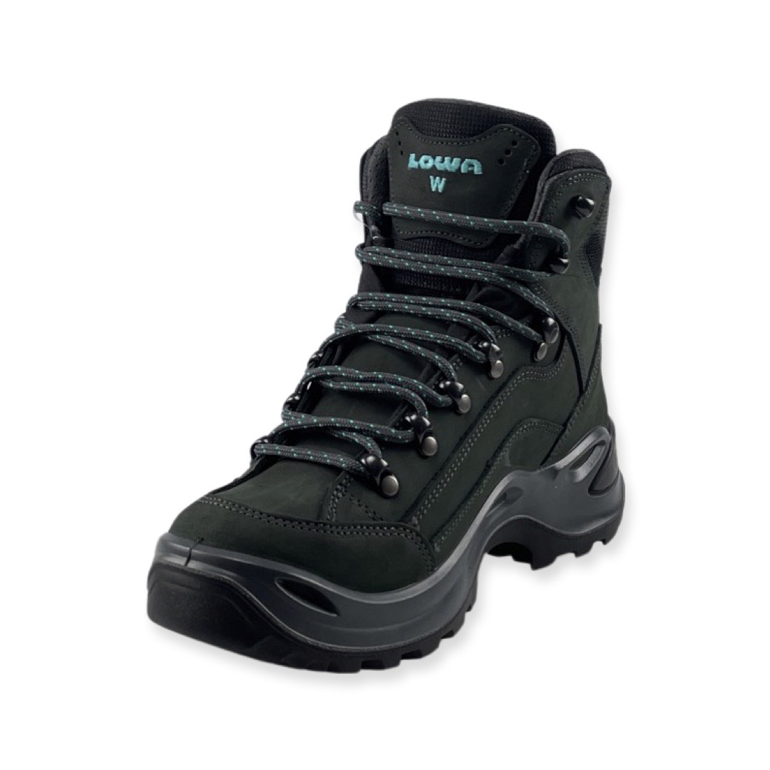 Lowa 320968 Renegade GTX Mid Ws Asfalt/Turquoise Wide 