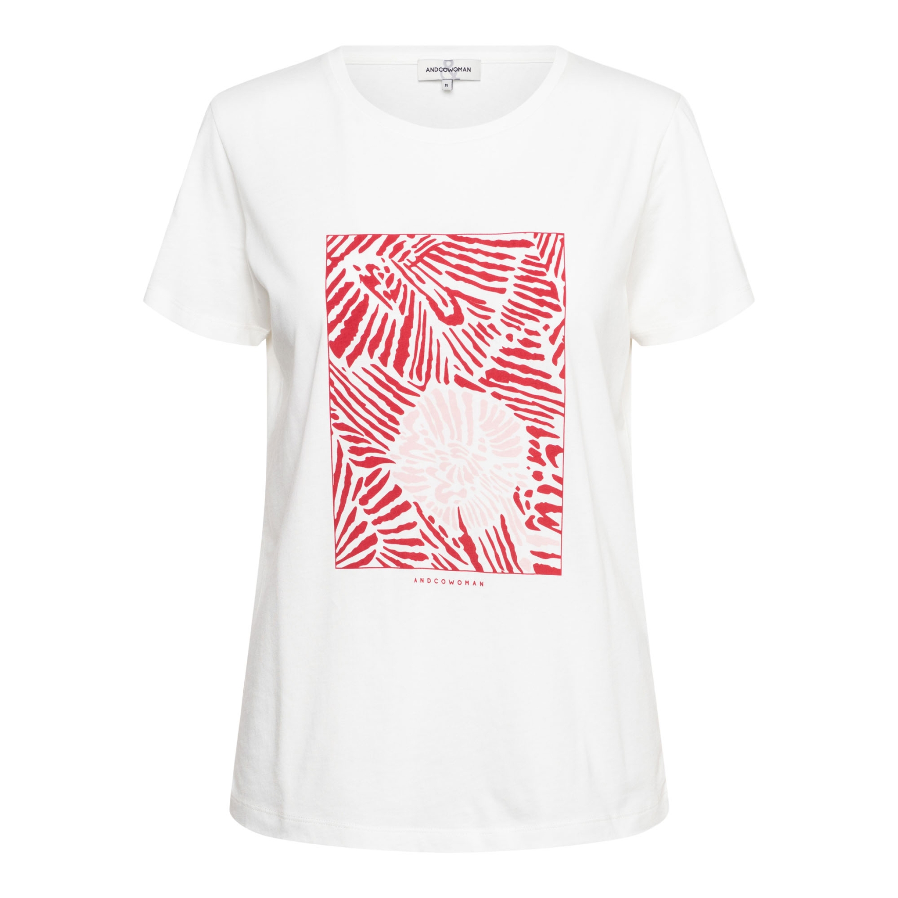 &Co TS132 Shirt Soll White/Soft Pink