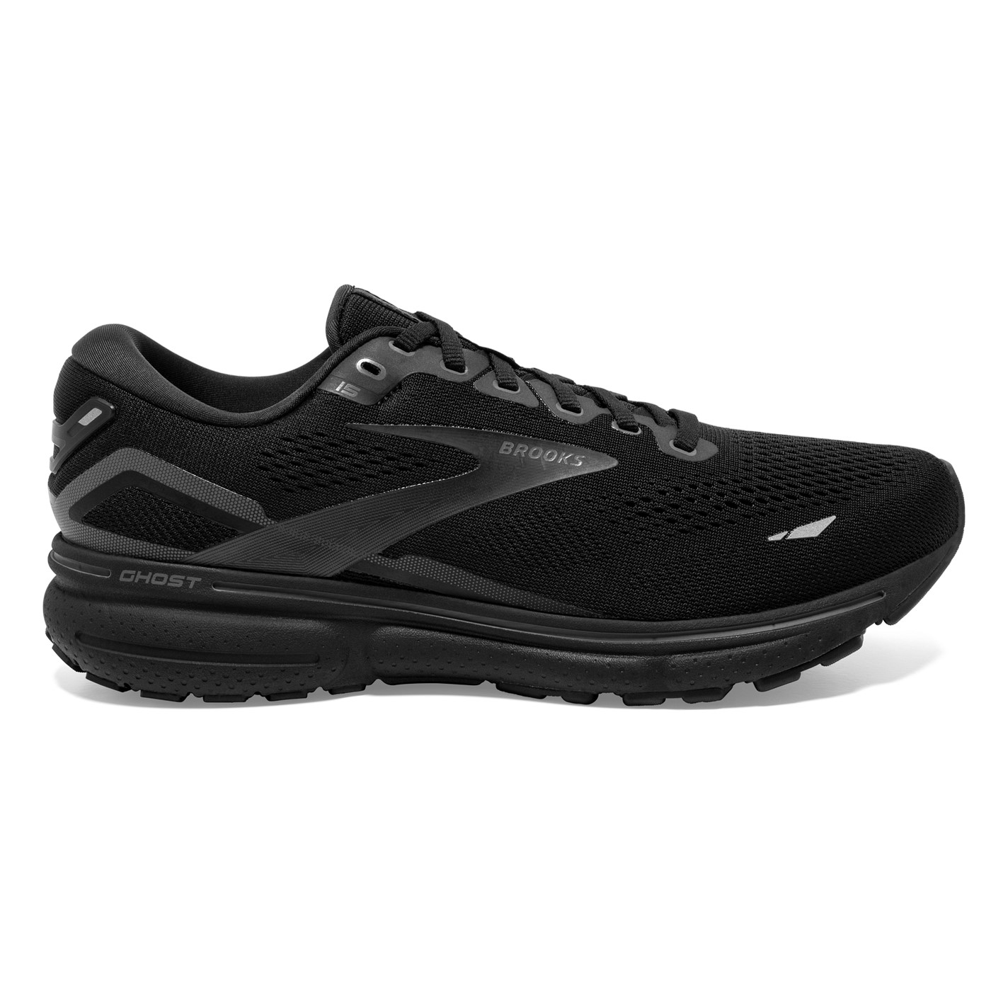 Brooks 120380 Ghost 15 Women Black/Ebony Wide 