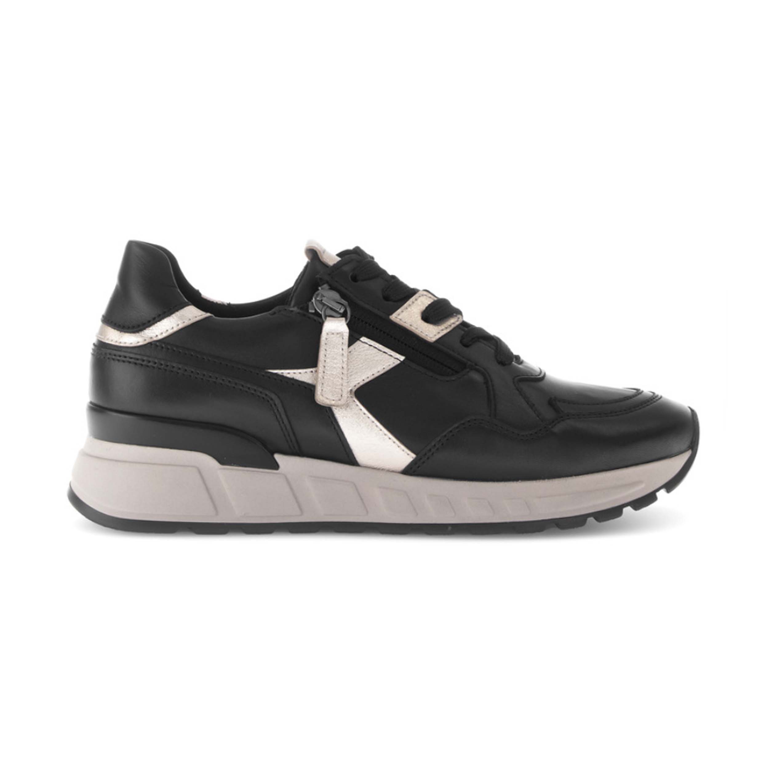 Gabor 76.368 Sneaker Black/Champagne H