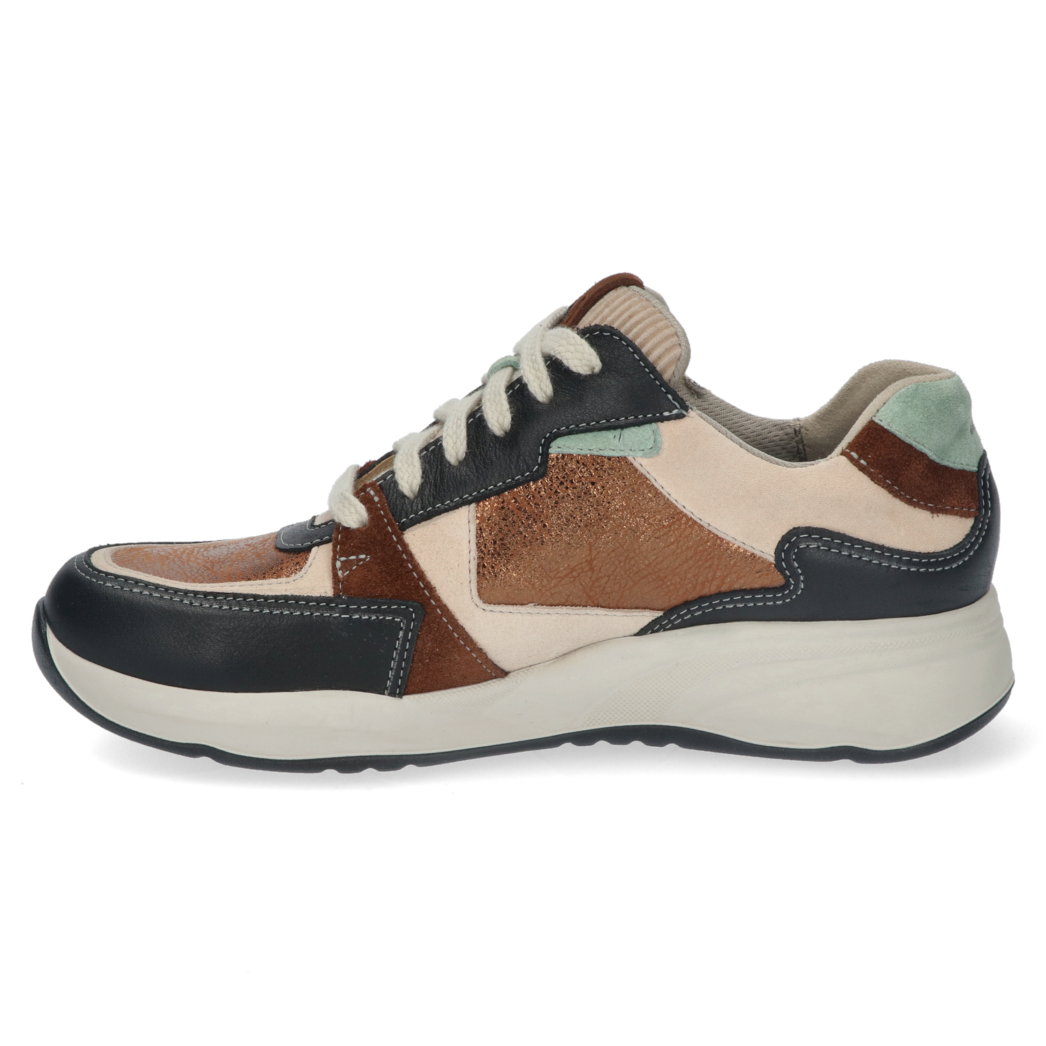 Durea 6295 Sneaker Zwart/Vacchetta K