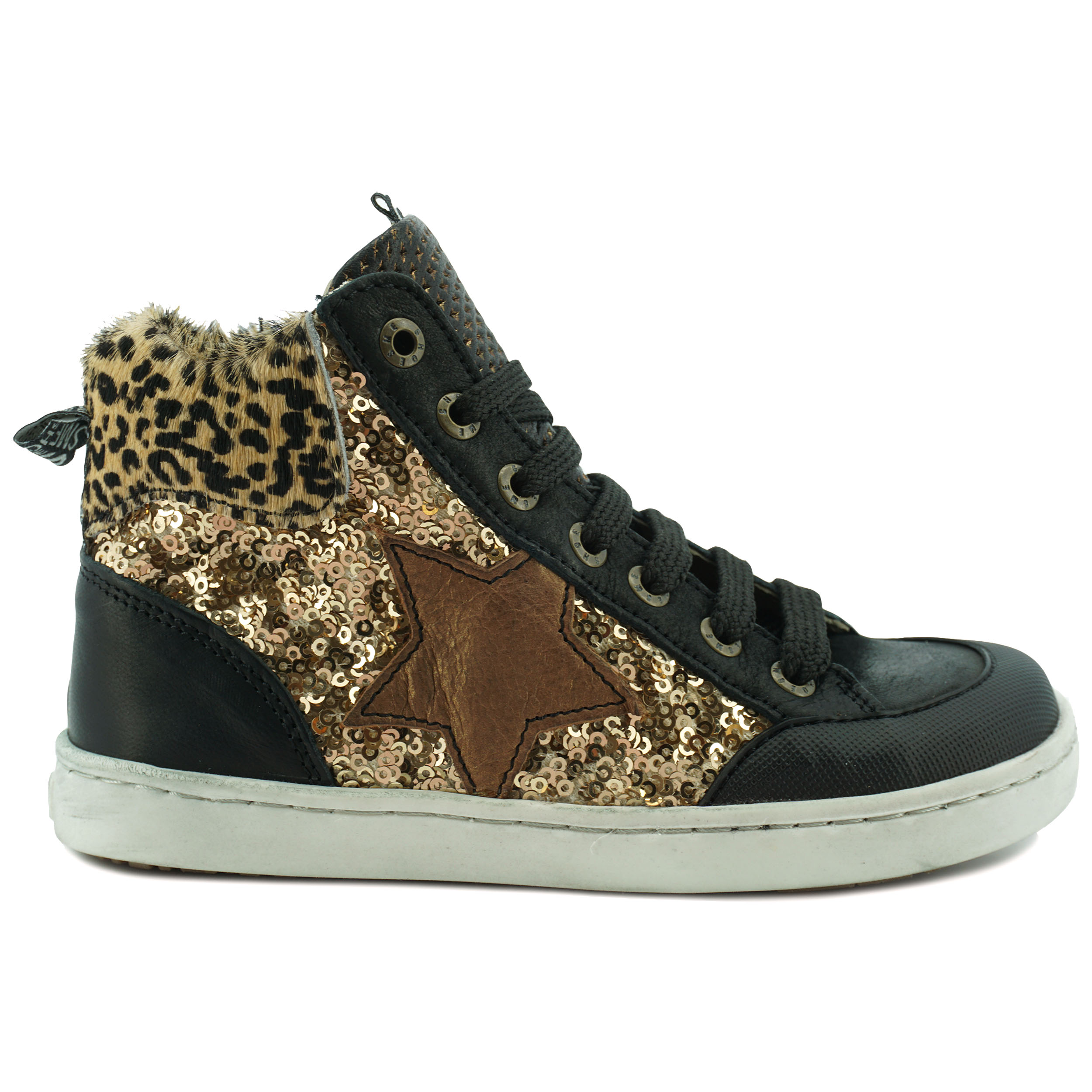 Shoesme UR21W052 Sneaker Urban Black/Gold