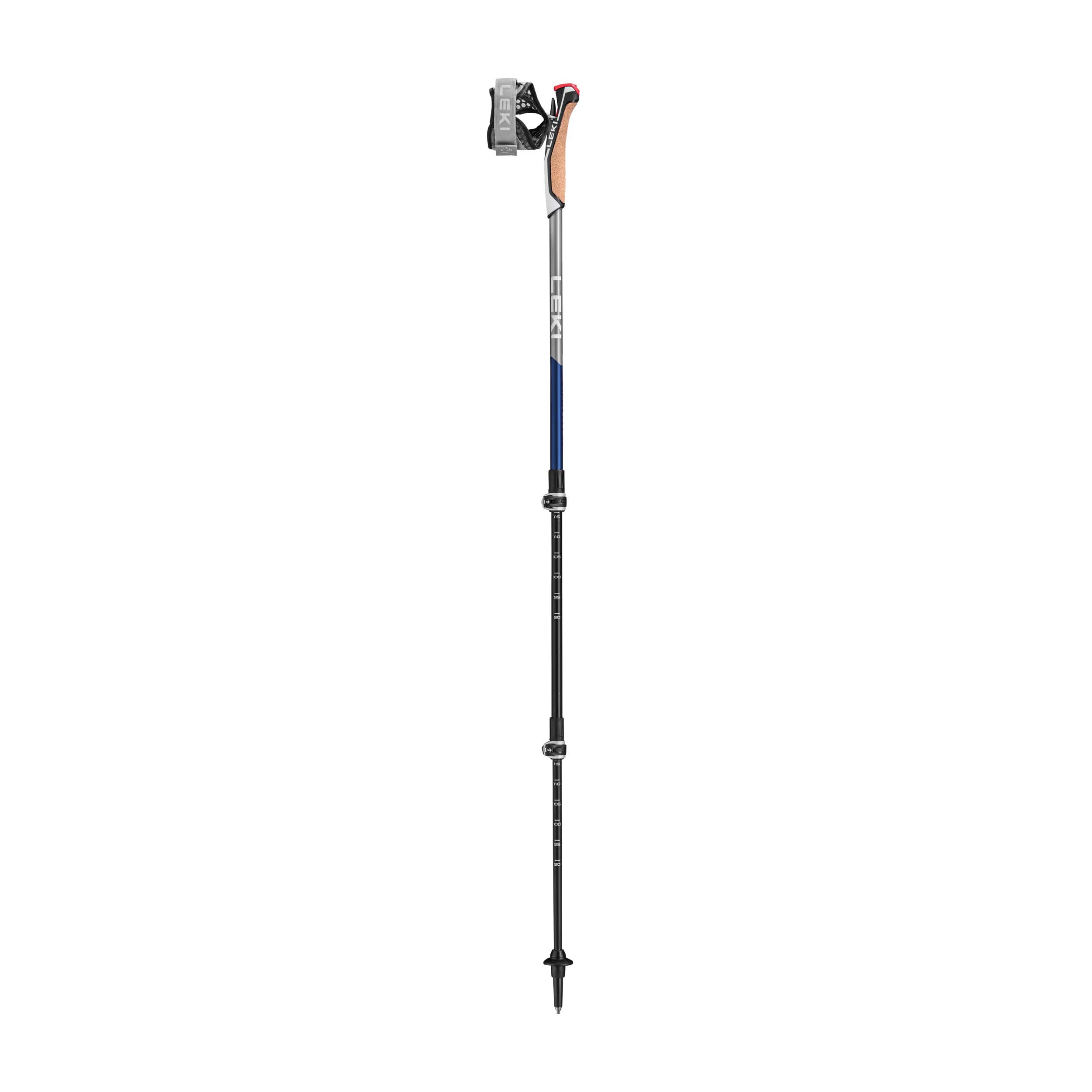 Leki 65326031 Wandelstokken Traveller Carbon Midnight Blue/Dark Metallic