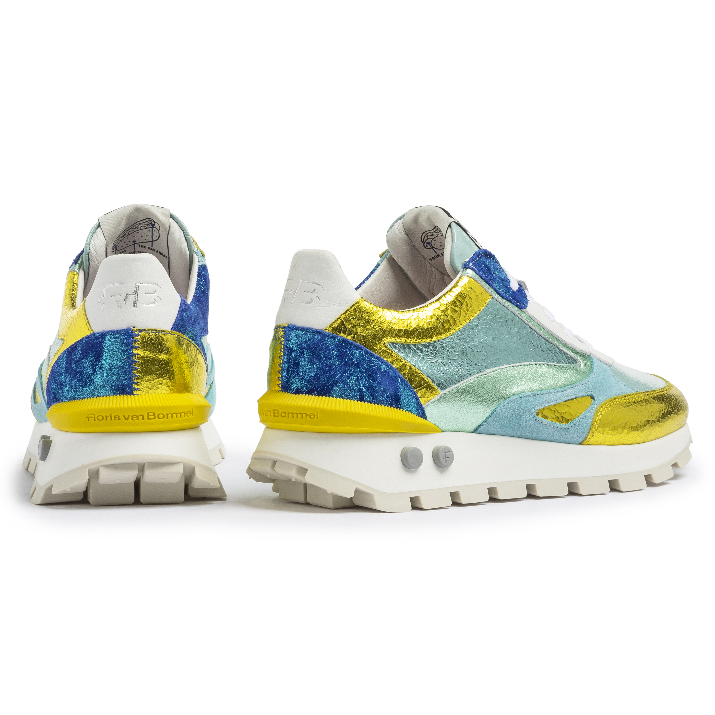 Floris van Bommel SFW-10097 Sneaker Blokki 02.06 Yellow G