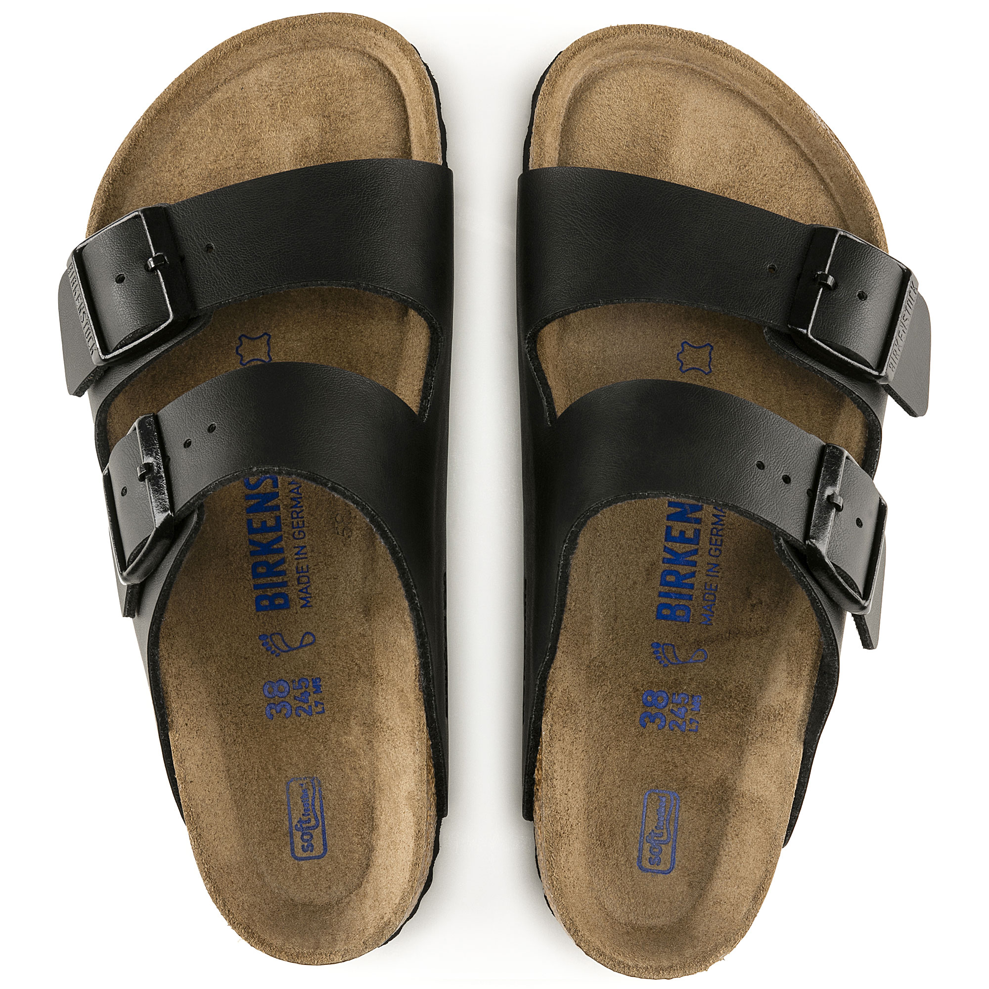 Birkenstock 0551251 Slipper Arizona Birko-Flor Black Regular