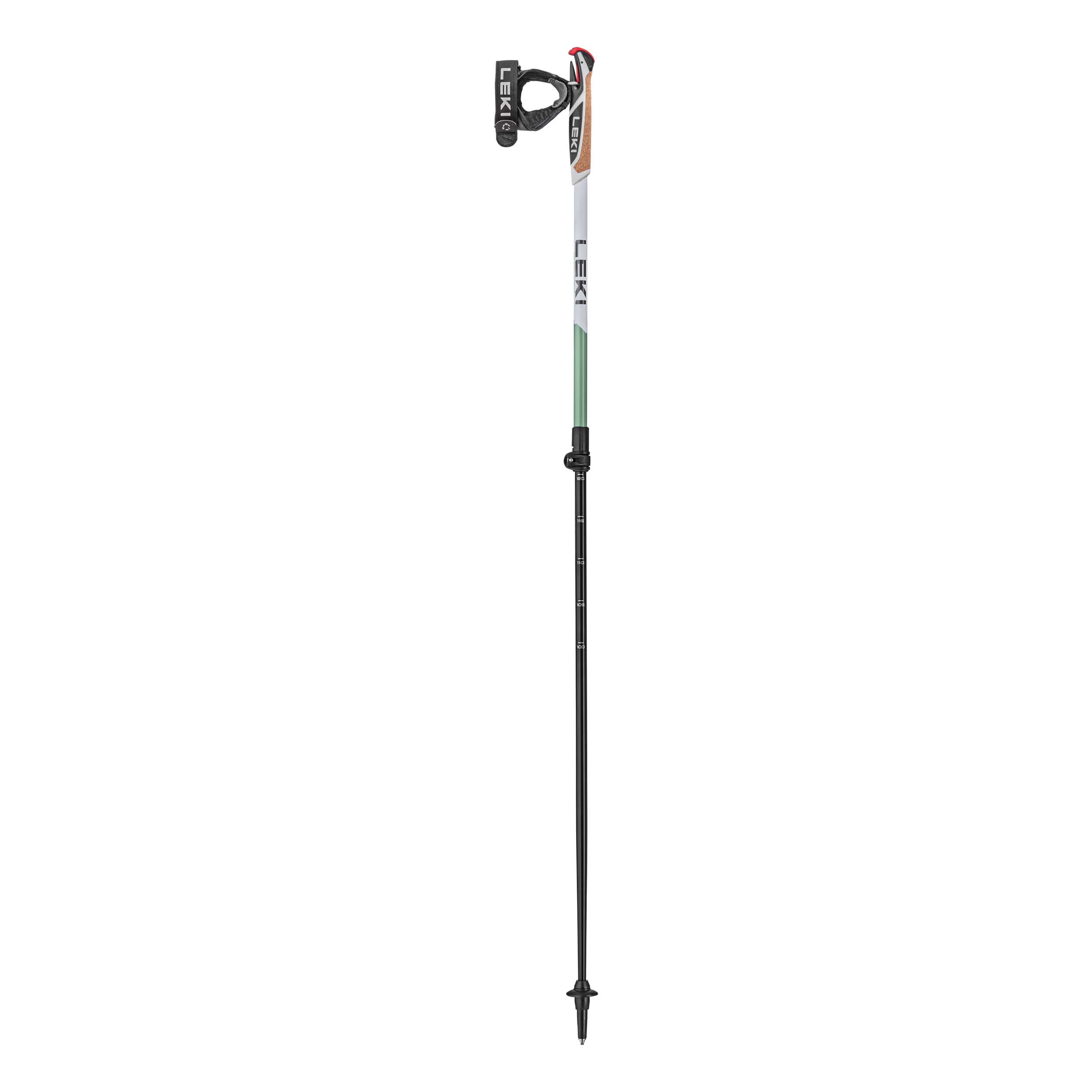 Leki 65326141 Wandelstokken Spin Shark SL White/Smoke Green/Dark Anthracite