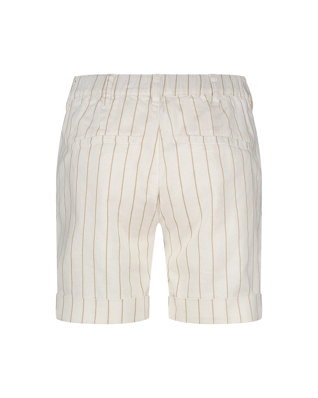 Red Button SRB4574 Short Cleo Stripe Dark Sand