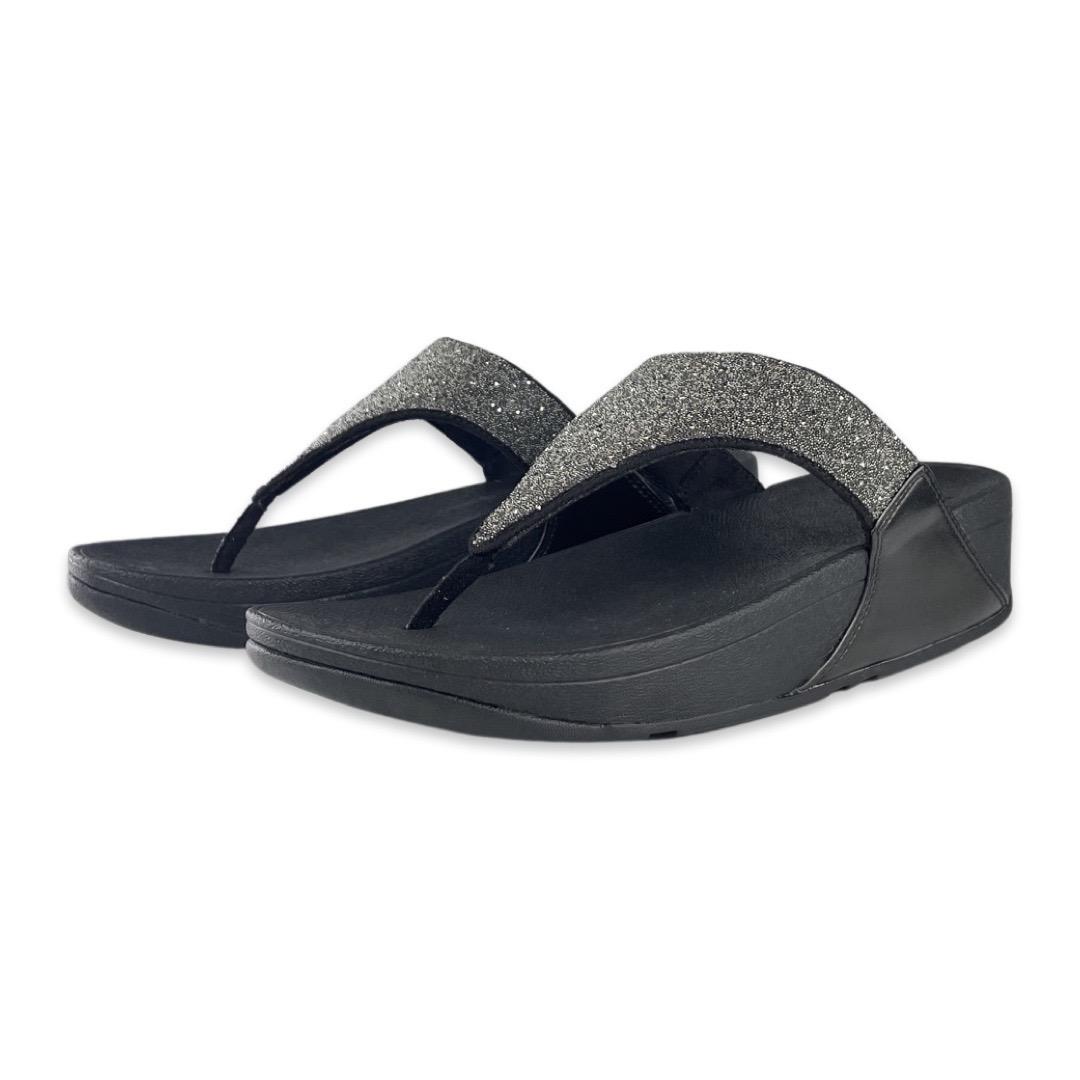 FitFlop GB4 Slipper Lulu Opul All Black