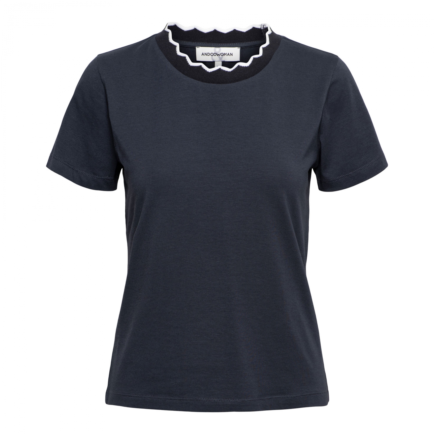 &Co TS266 Shirt Taia Navy/Offwhite