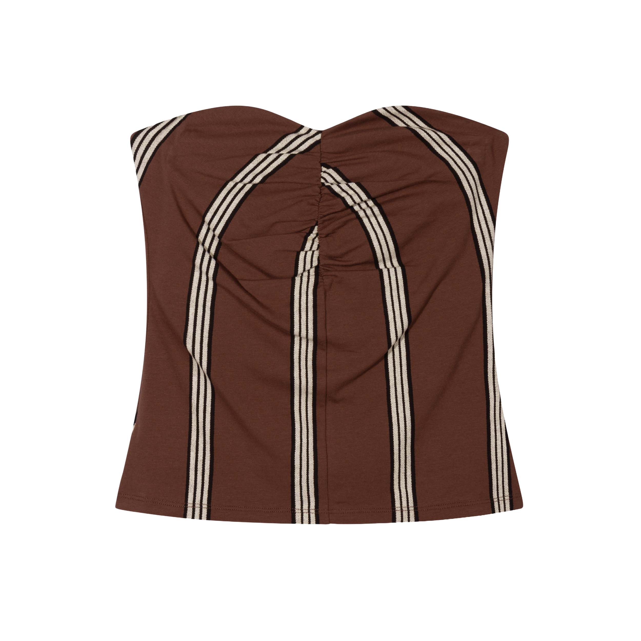 10DAYS 20-459-6202 Top Strapless Deep Brown