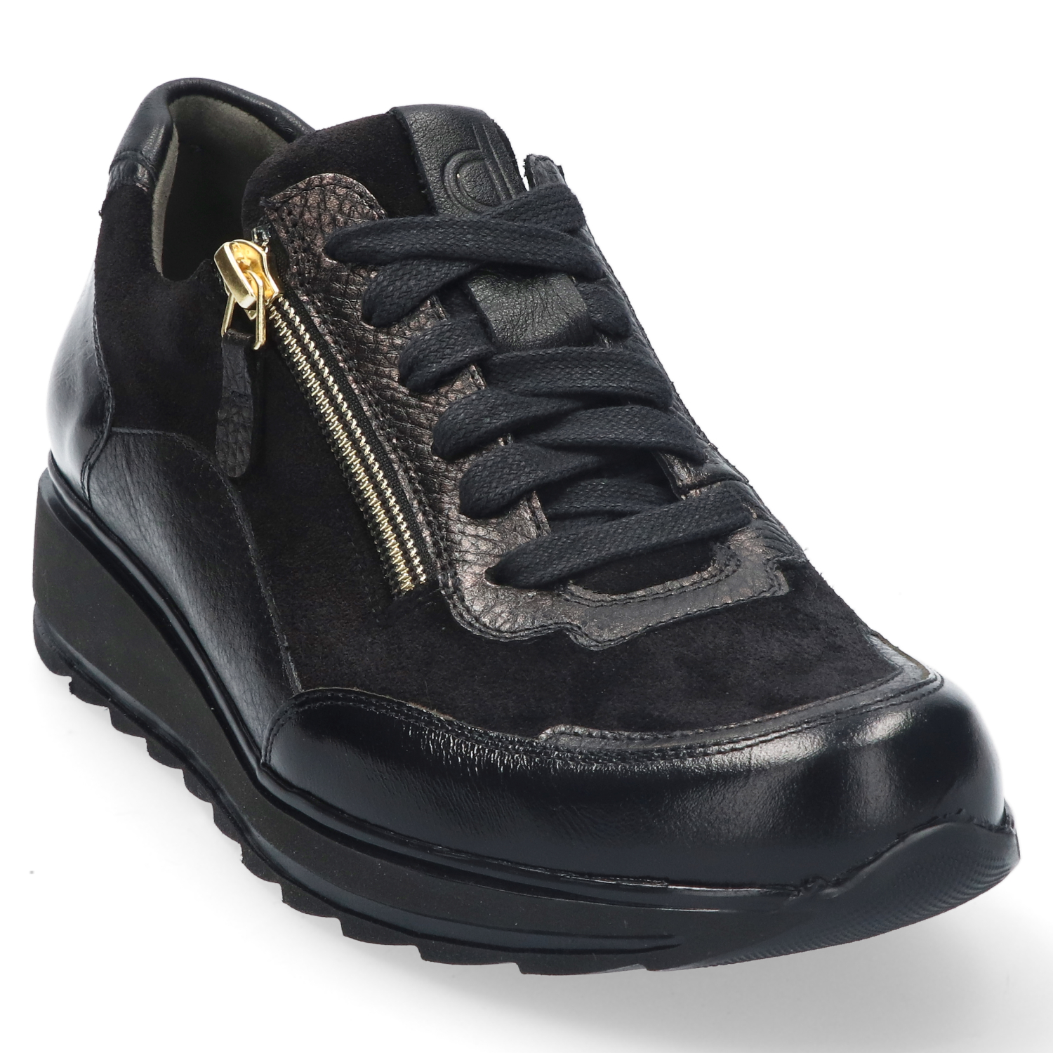Durea 6263 Sneaker Zwart/Antraciet H