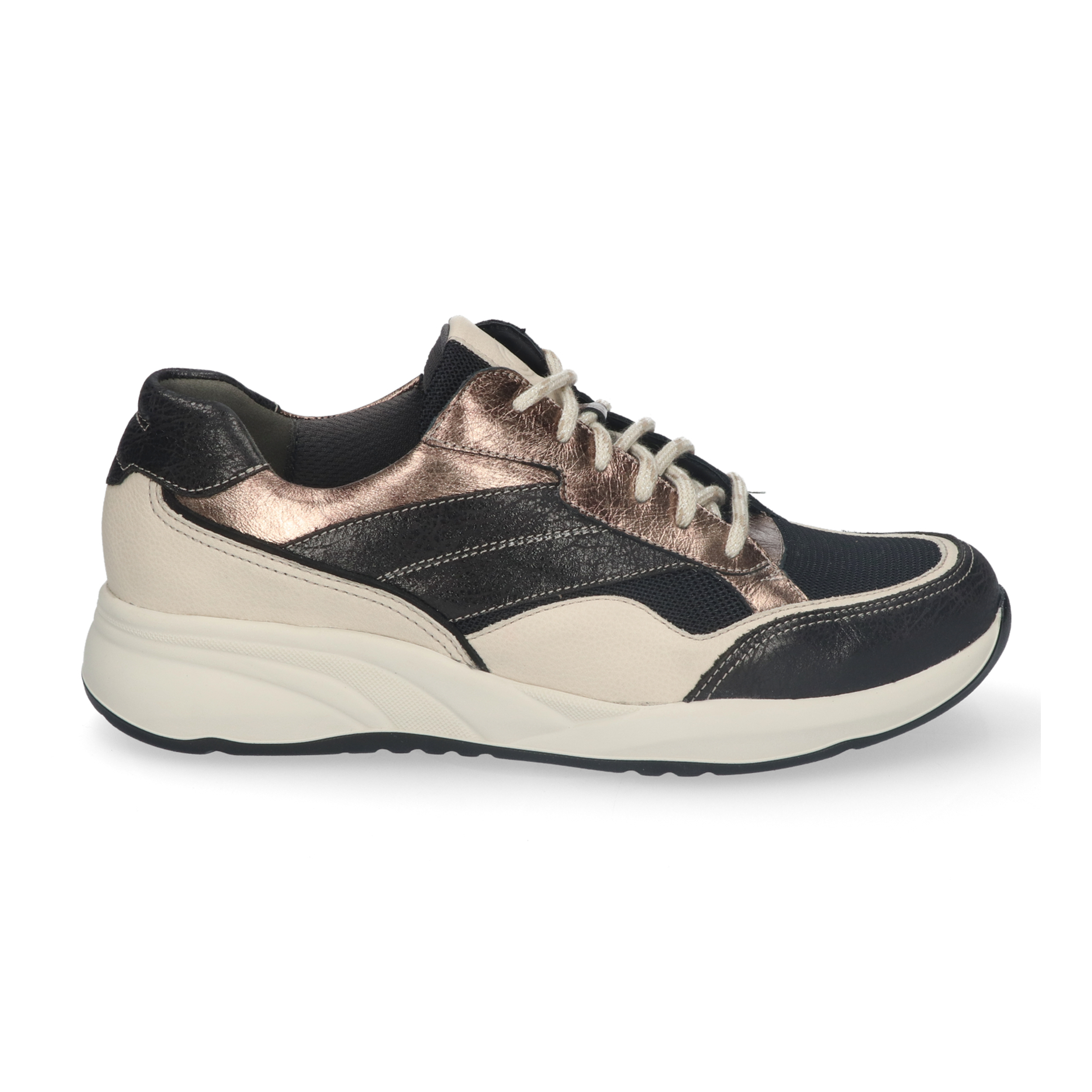 Durea 6308 Sneaker Zwart/Beige K