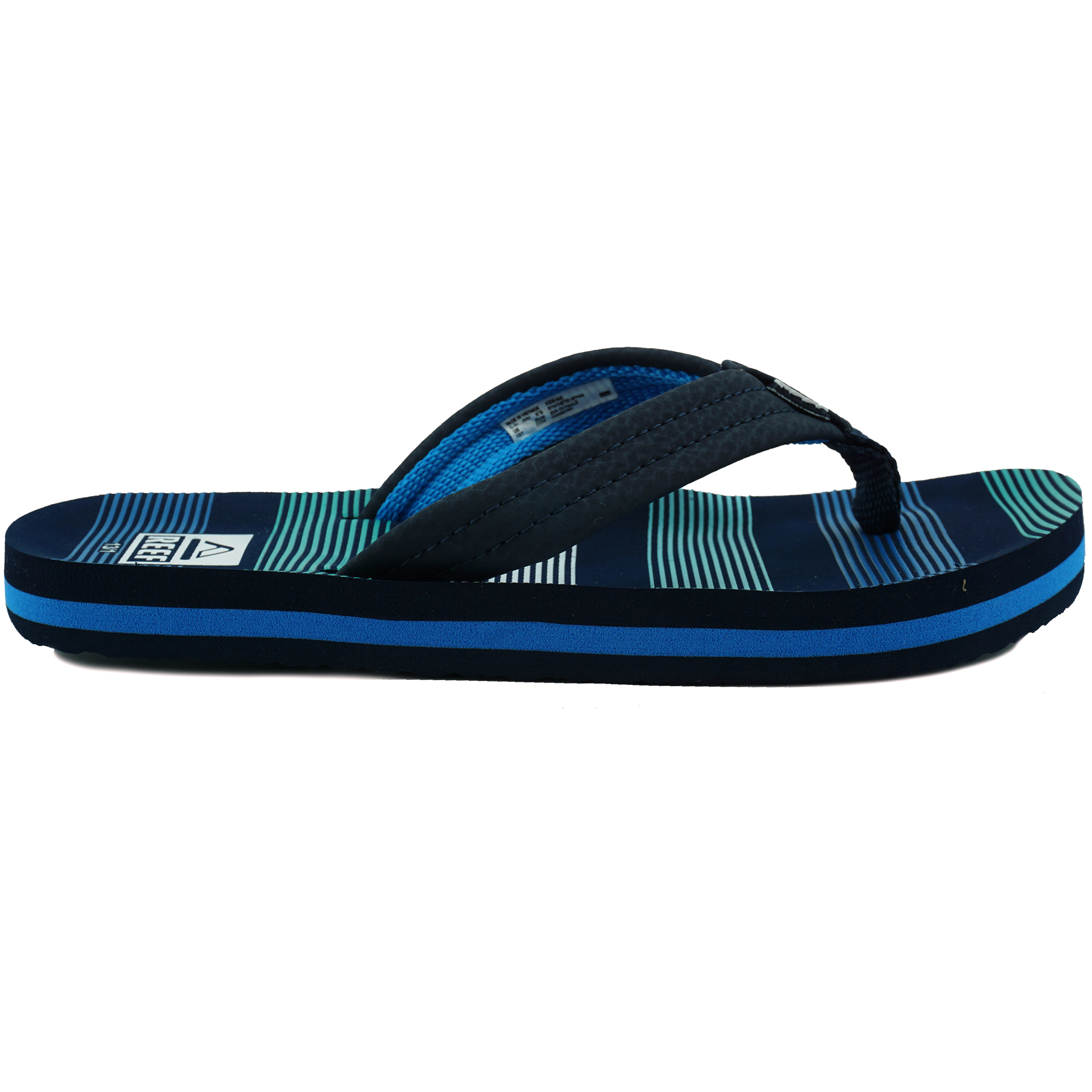 Reef CI4148 Slipper Kids Ahi Deep Sea Stripes