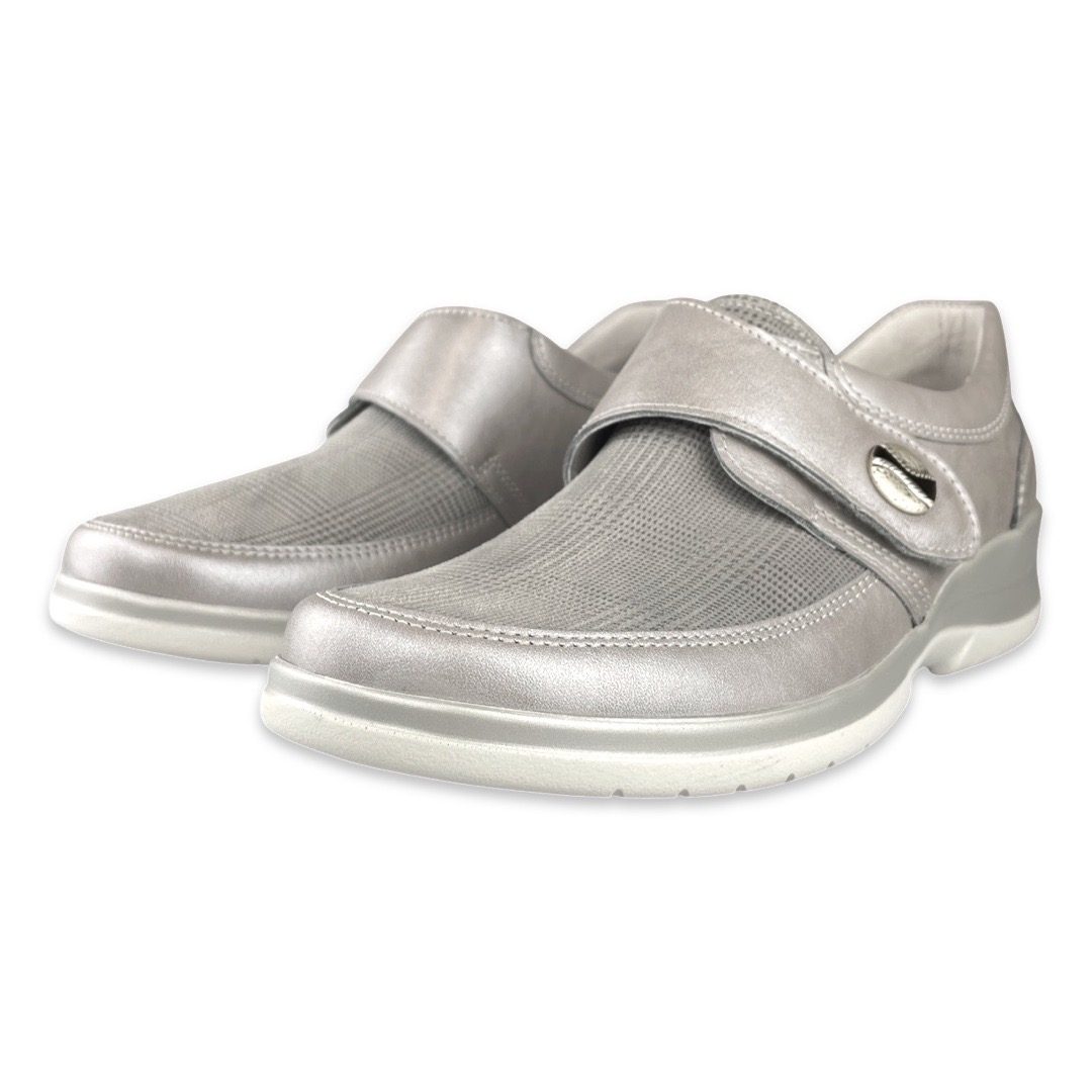 Stuppy 6004 Klittenbandschoen Smog Perl