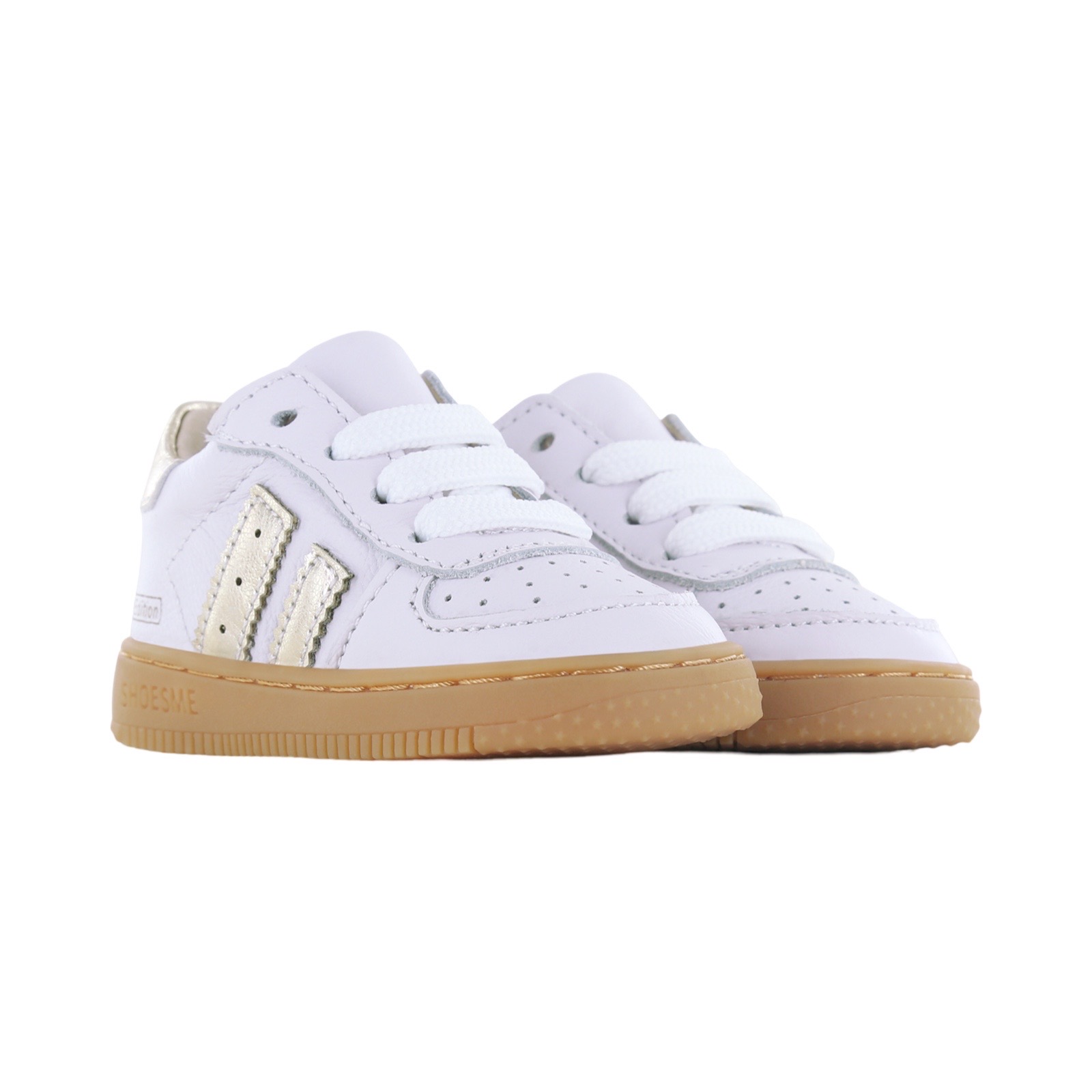 Shoesme BN25S003 Sneaker Extreme-Flex White/Gold