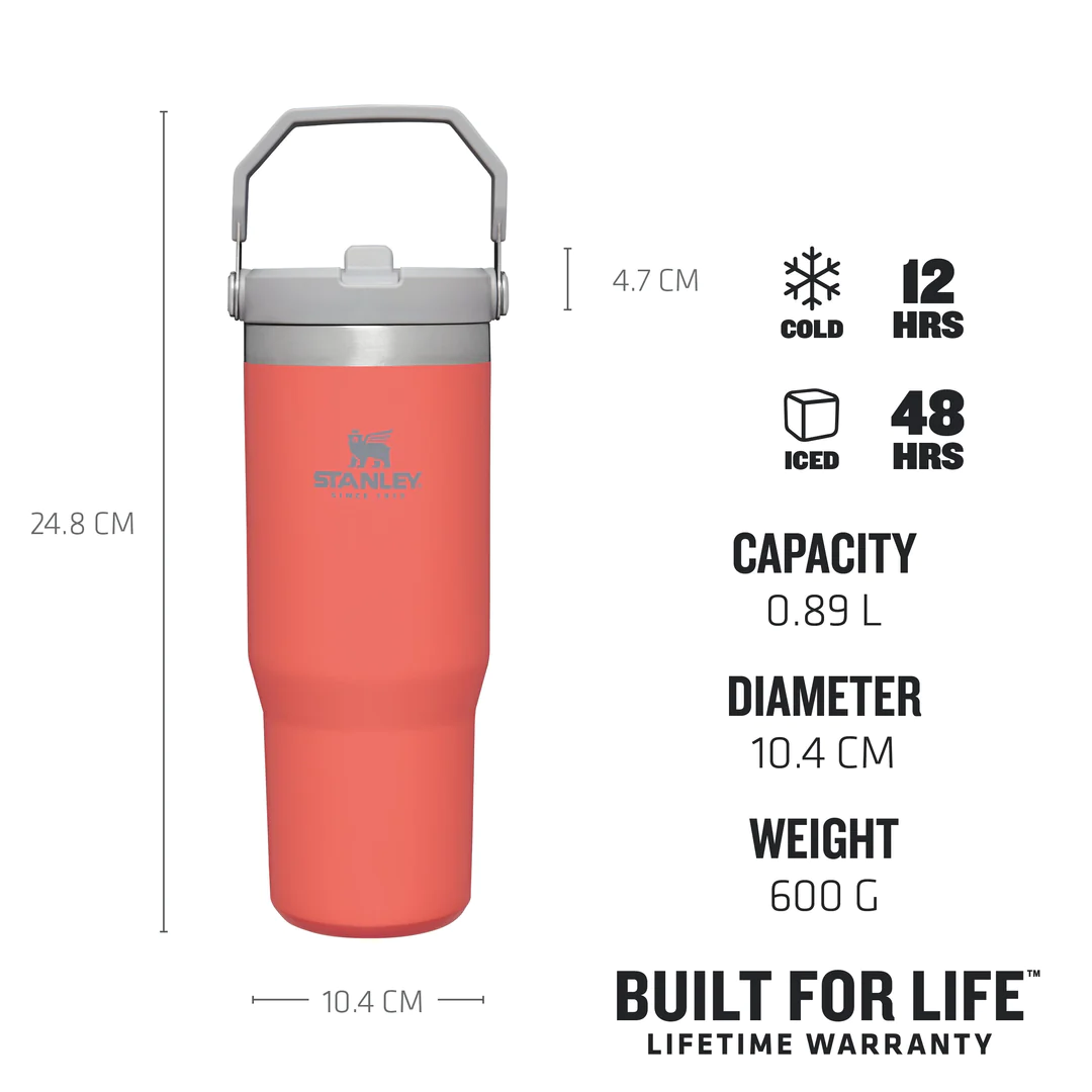 Stanley The IceFlow Flip Straw Tumbler 0,89L Guava