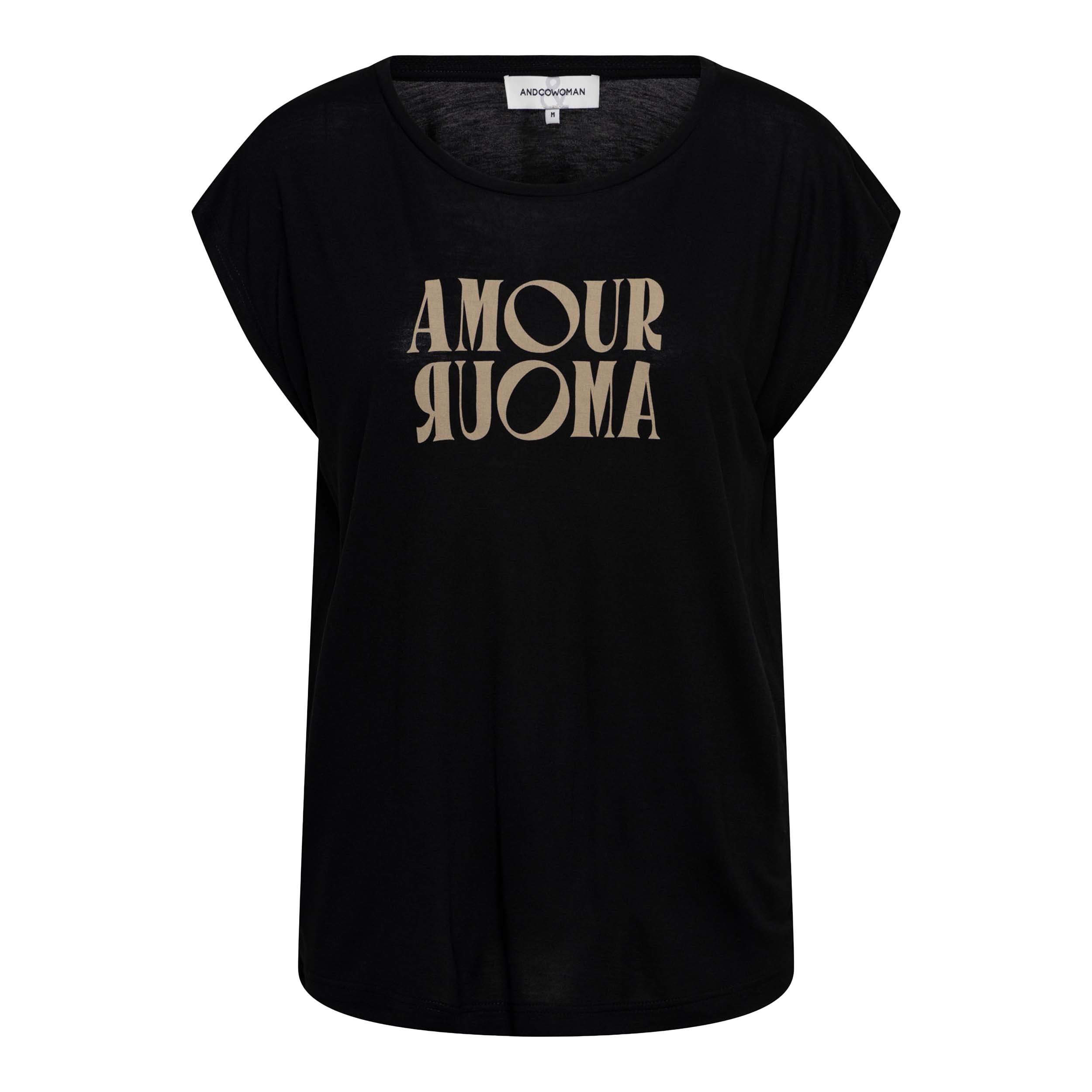 &Co TS137 Shirt Samour Black