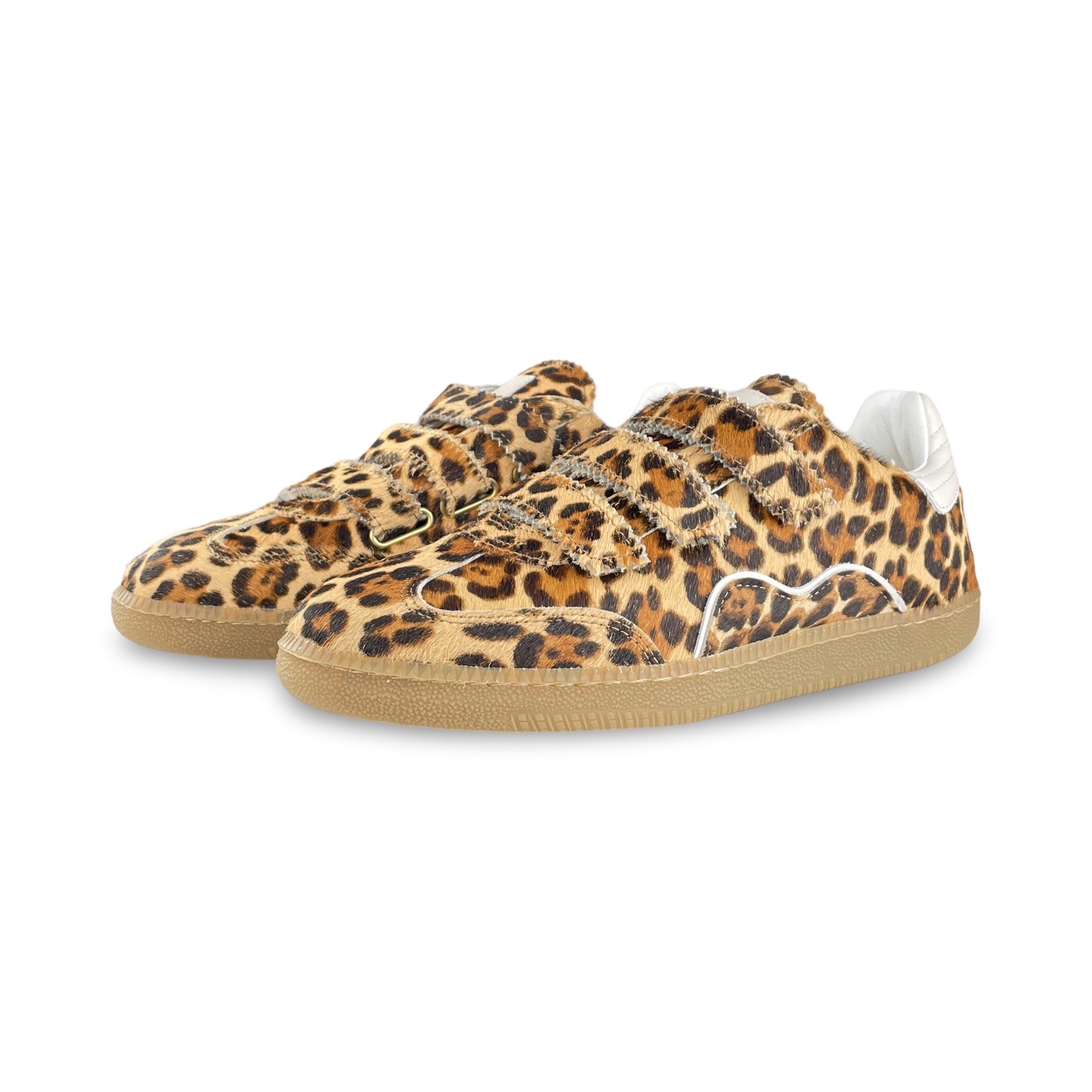 Toral Sneaker Rem Pony Leopard/Negro