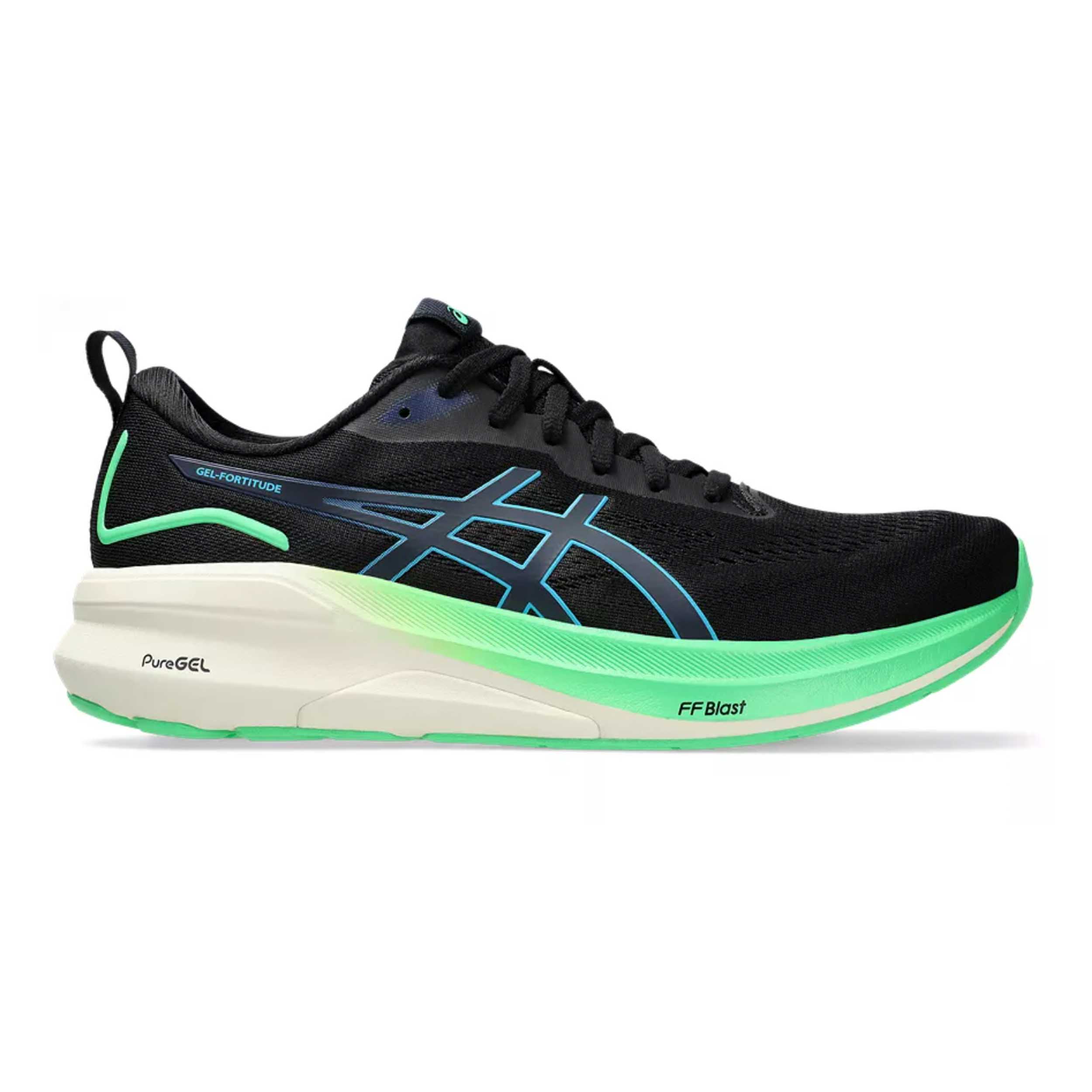 Asics 1011B989 Gel-Fortitude Men Black/Digital Aqua