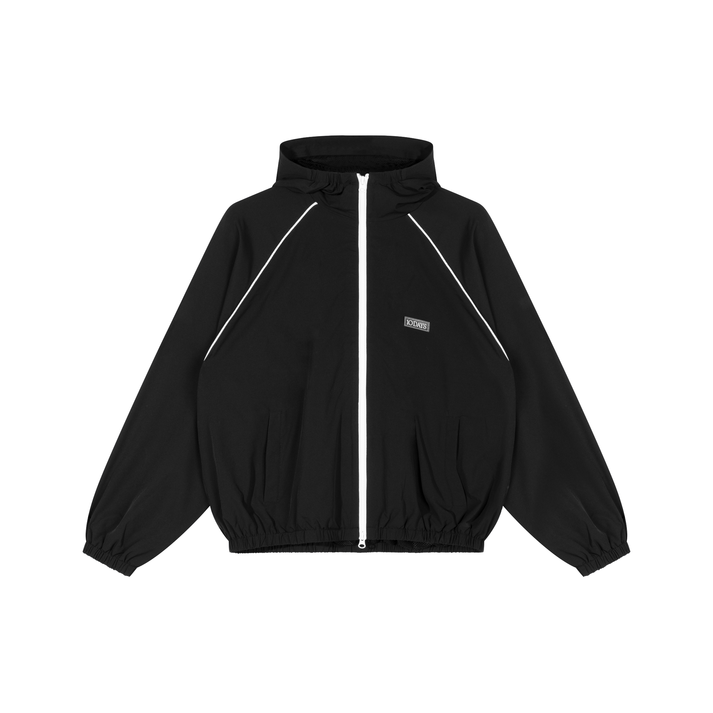 10DAYS 20-515-6203 Jas Hooded Travel Black