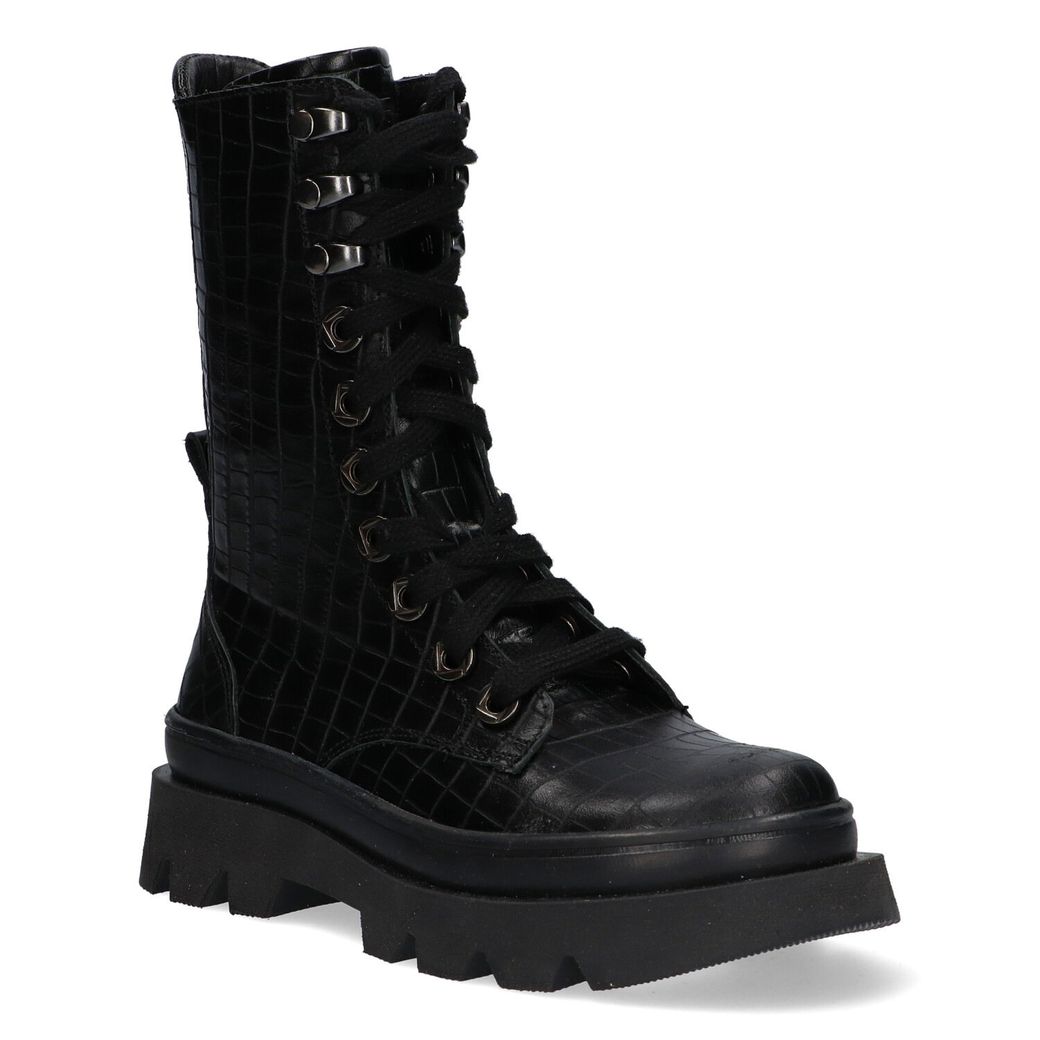 Twins 322676 Boot Jill Jordy Black Croco 5