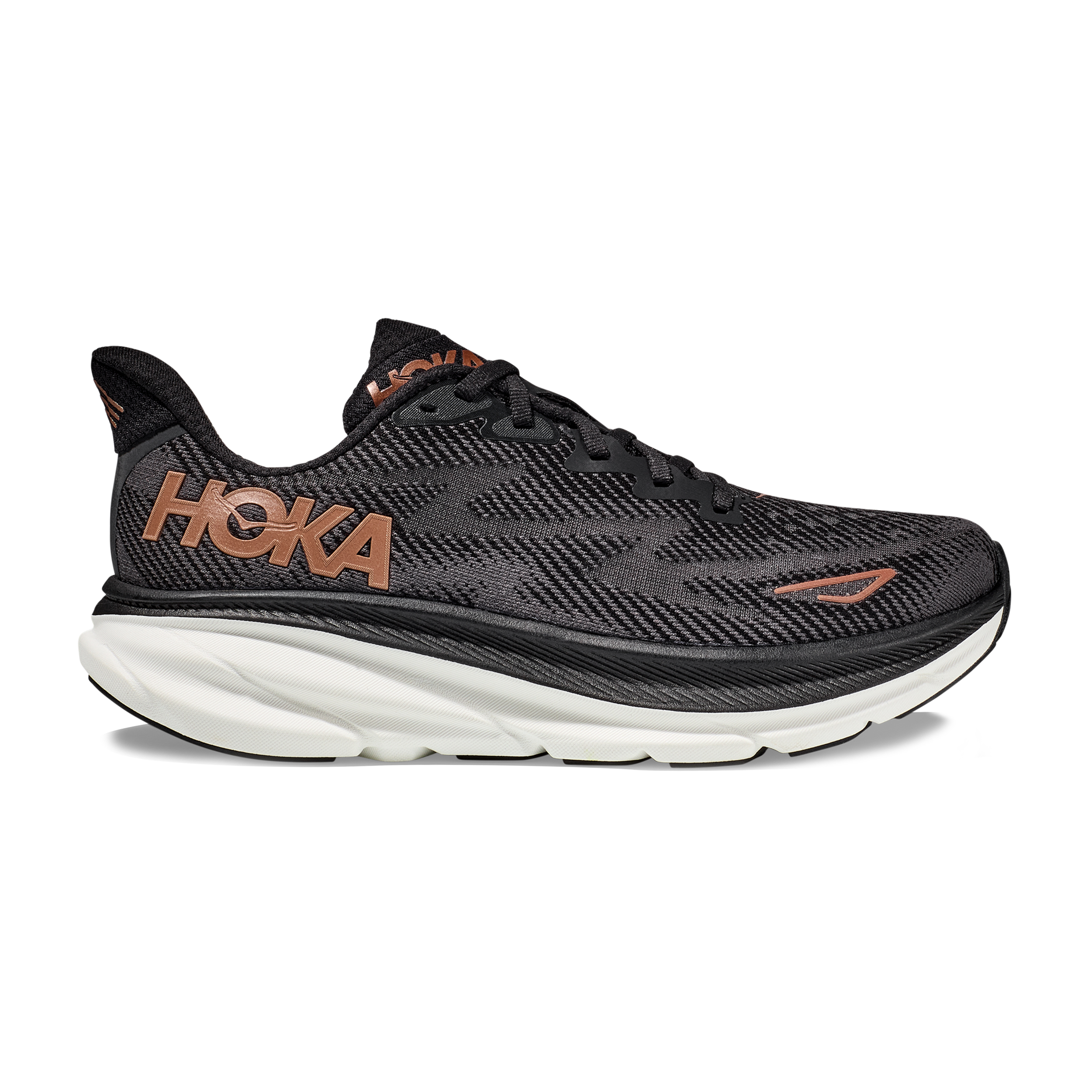 Hoka 1127896 Clifton 9 Women Black/Copper