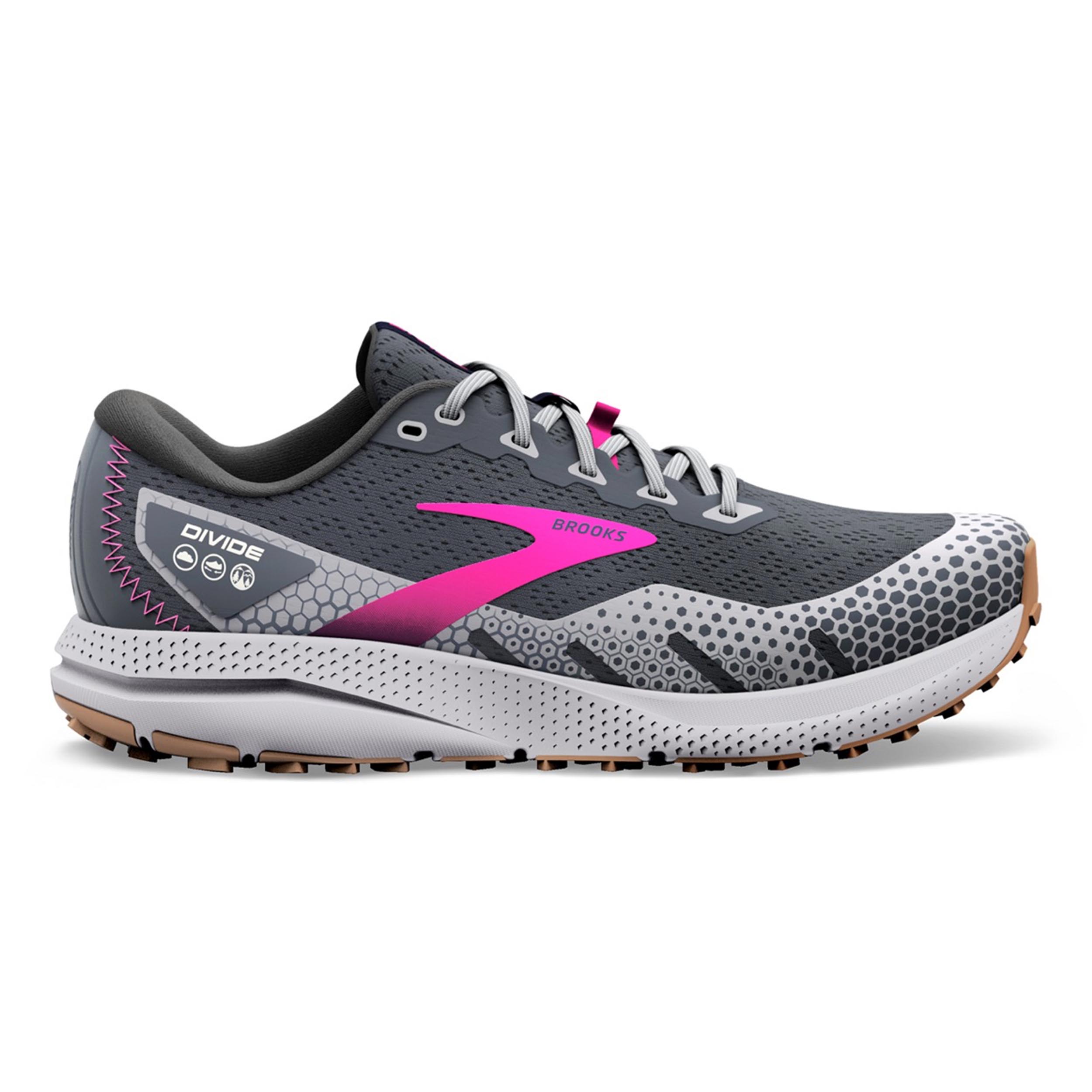 Brooks 120368 Divide 3 Women Ebony/Grey/Pink