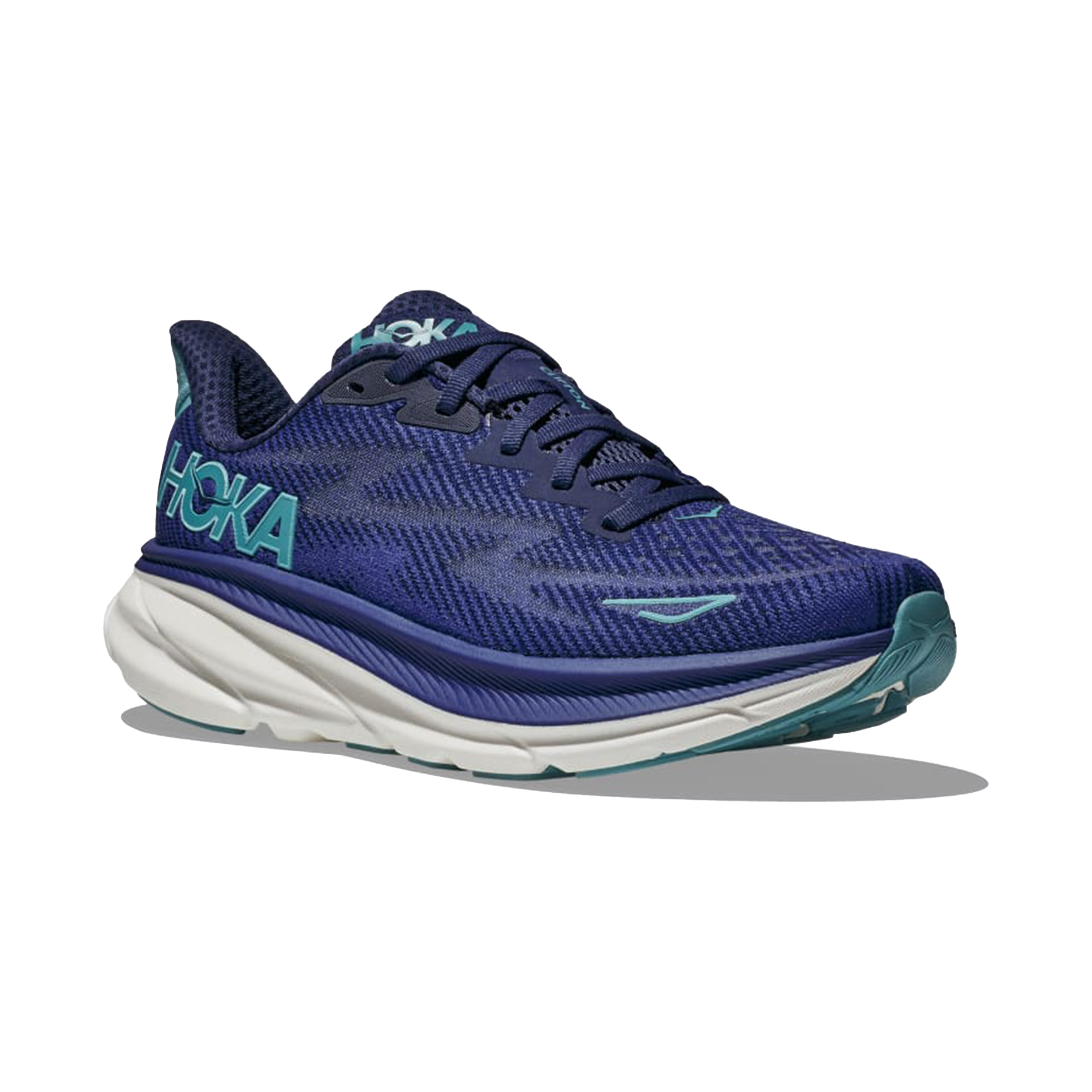 Hoka 1127896 Clifton 9 Women Bellwether Blue/Evening Sky