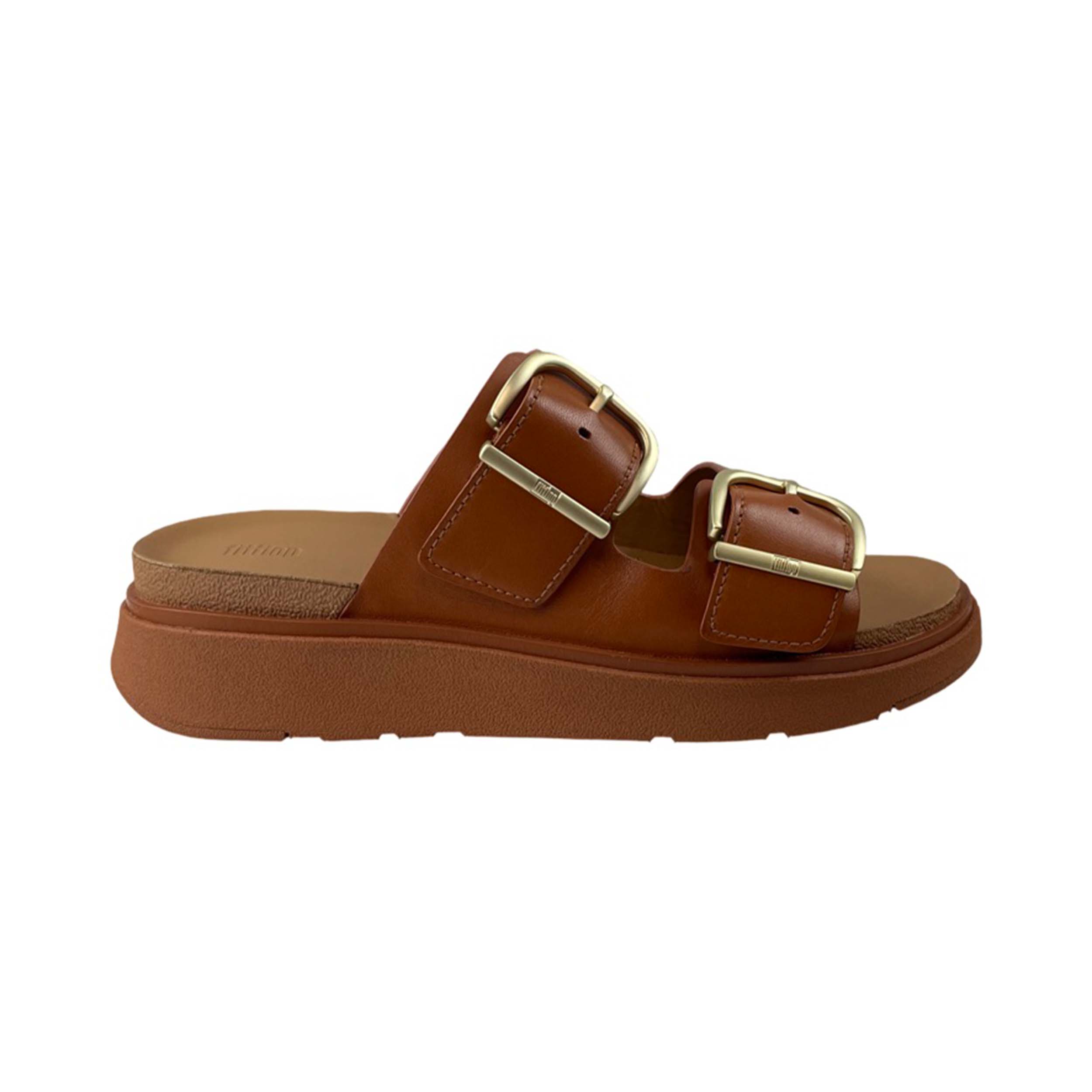 FitFlop B1J Slipper Gen-FF Buckle Light Tan