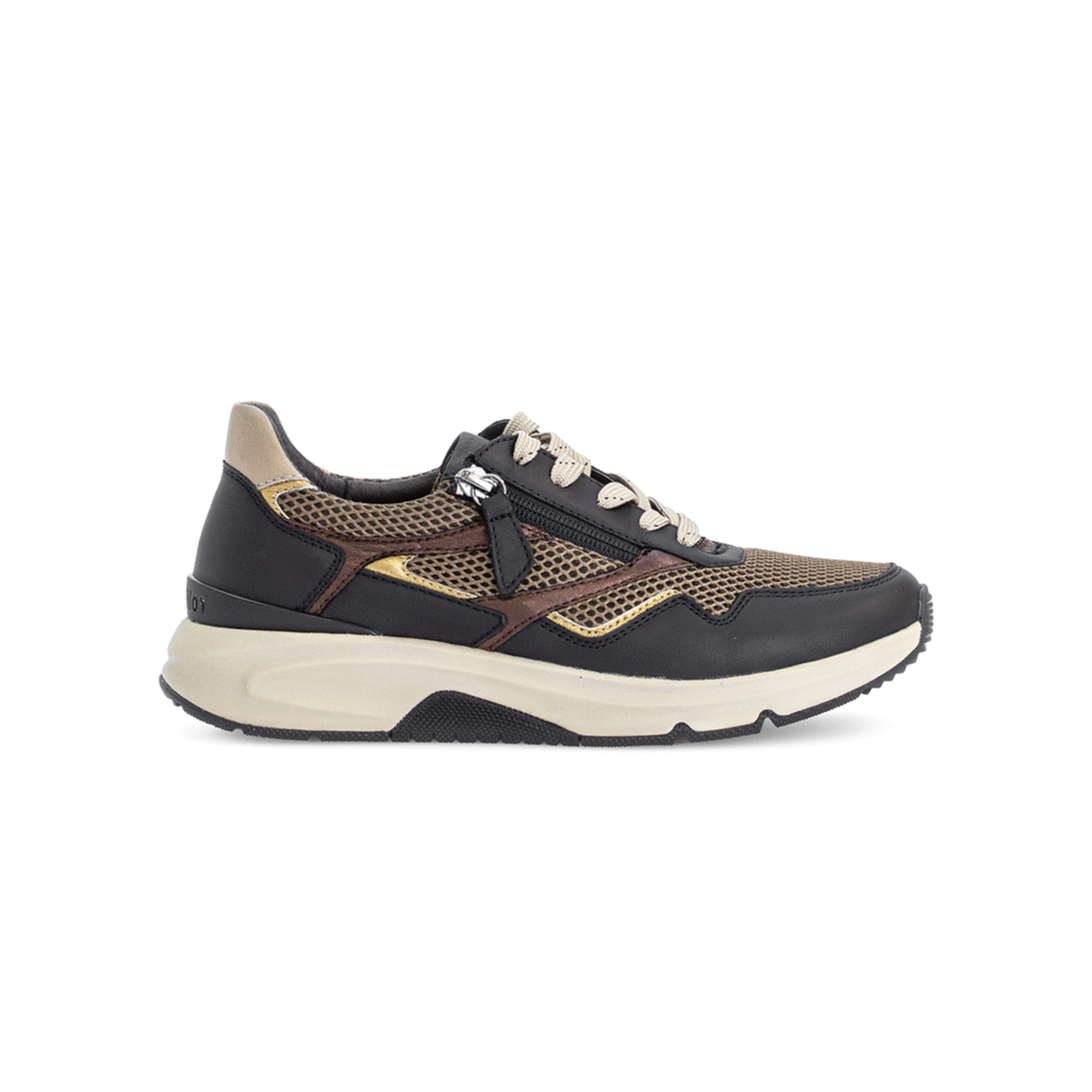 Gabor Rollingsoft 76.896 Sneaker Nut/Black/Walnut