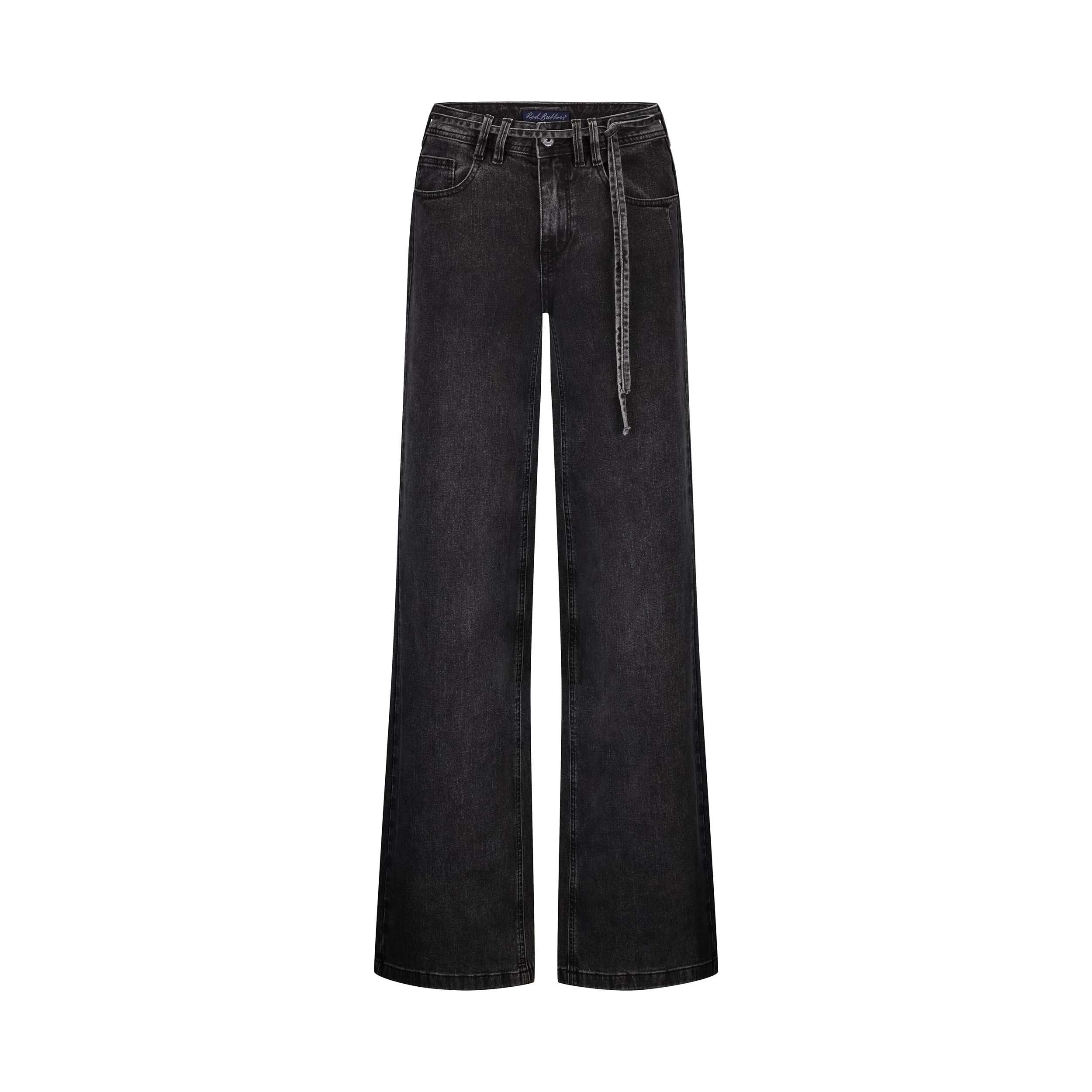 Red Button SRB4691 Jeans Claudette Belt Black