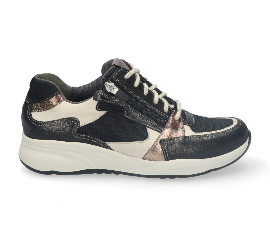 Durea 6295 Sneaker Zwart/Beige K