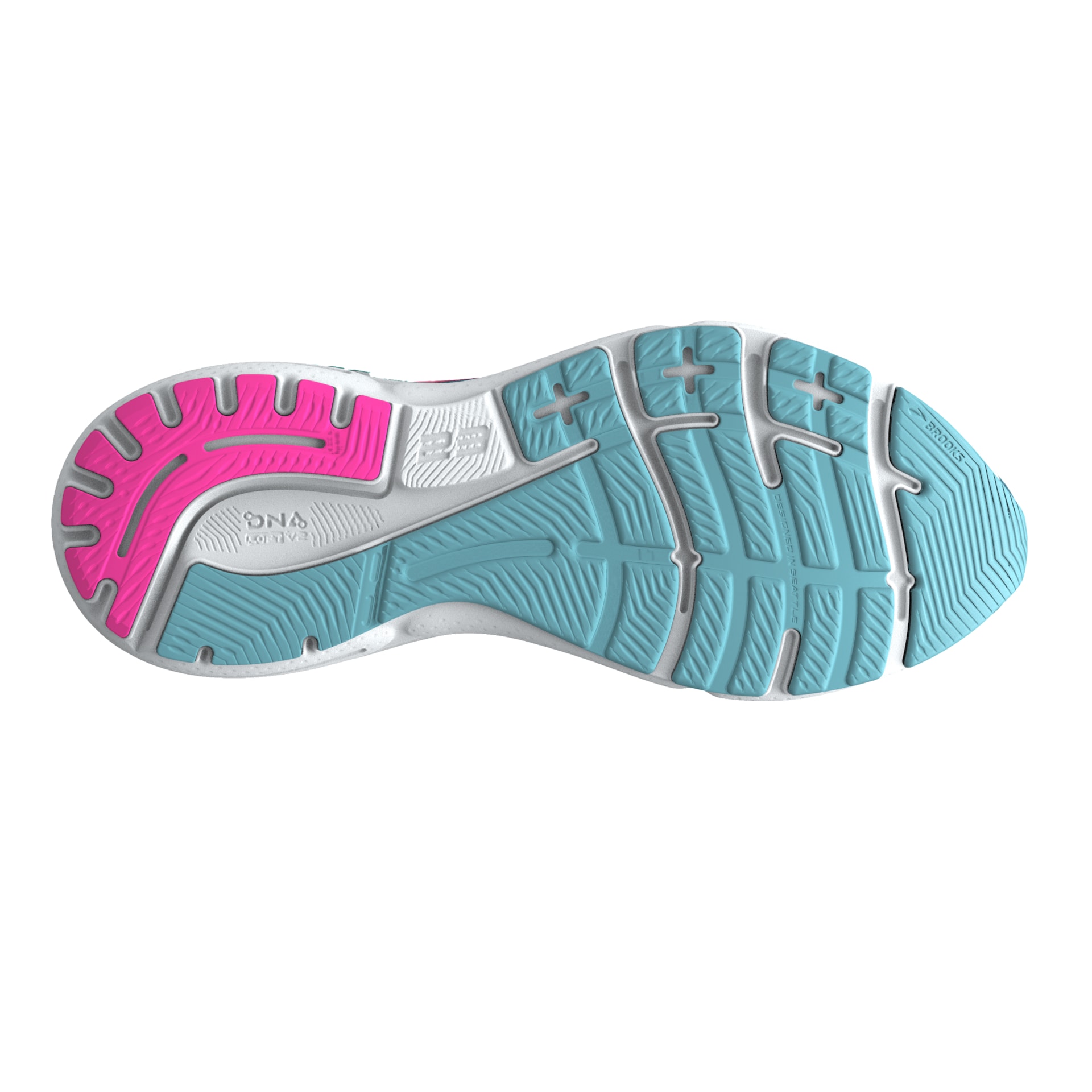 Brooks 120381 Adrenaline GTS 23 Women Storm Blue/Pink/Aqua