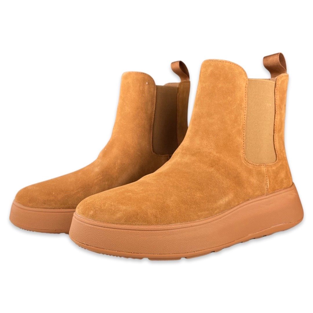 FitFlop FK3 Chelsea Boot F-Mode Flatform Light Tan