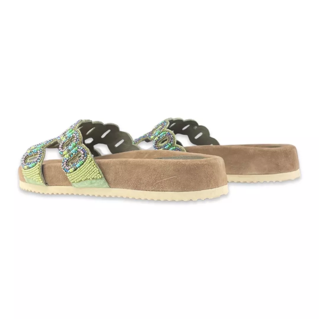 Lazamani LA75391 Slipper Strass Olive